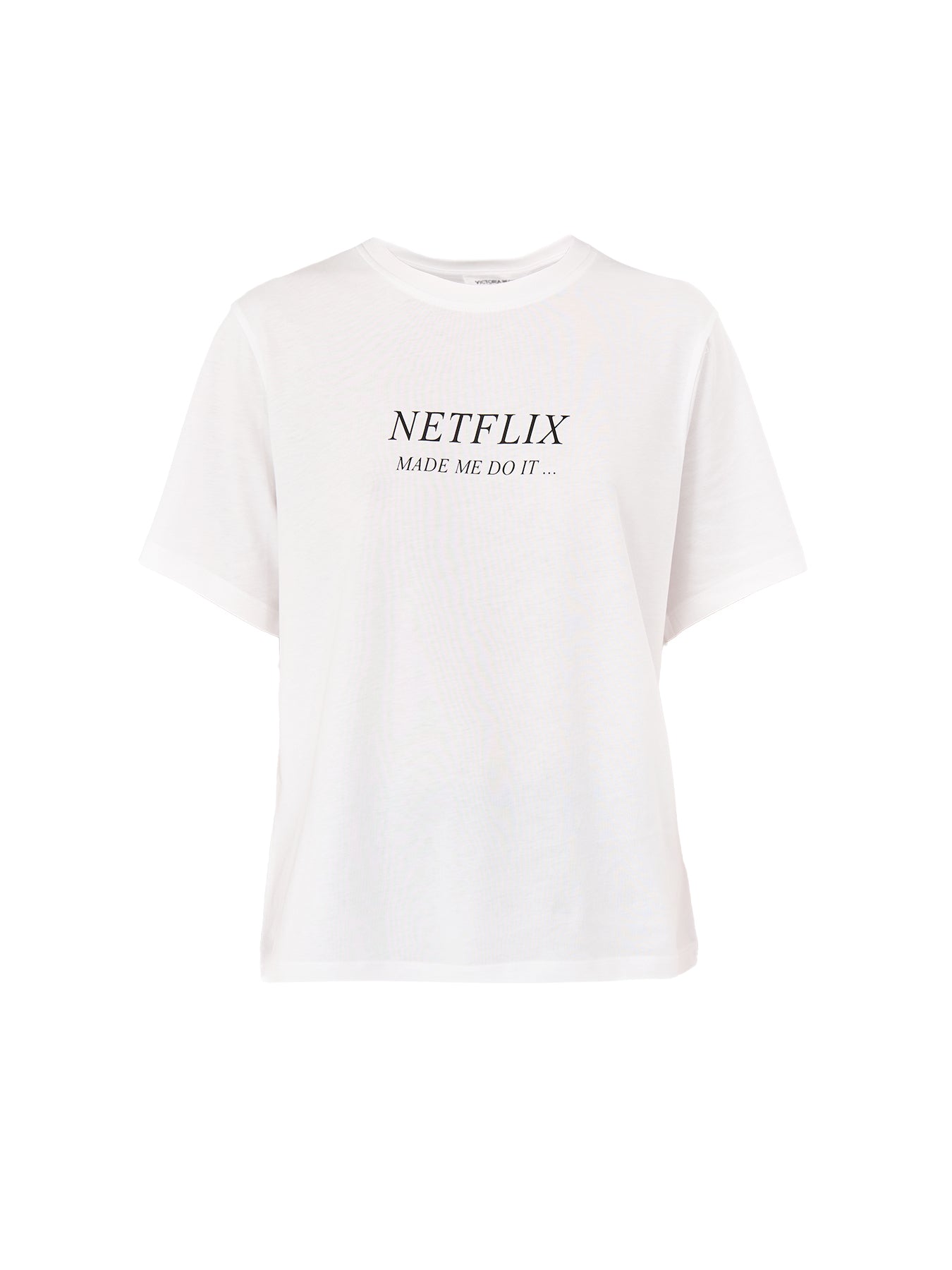 Classic Fit Slogan Tee White