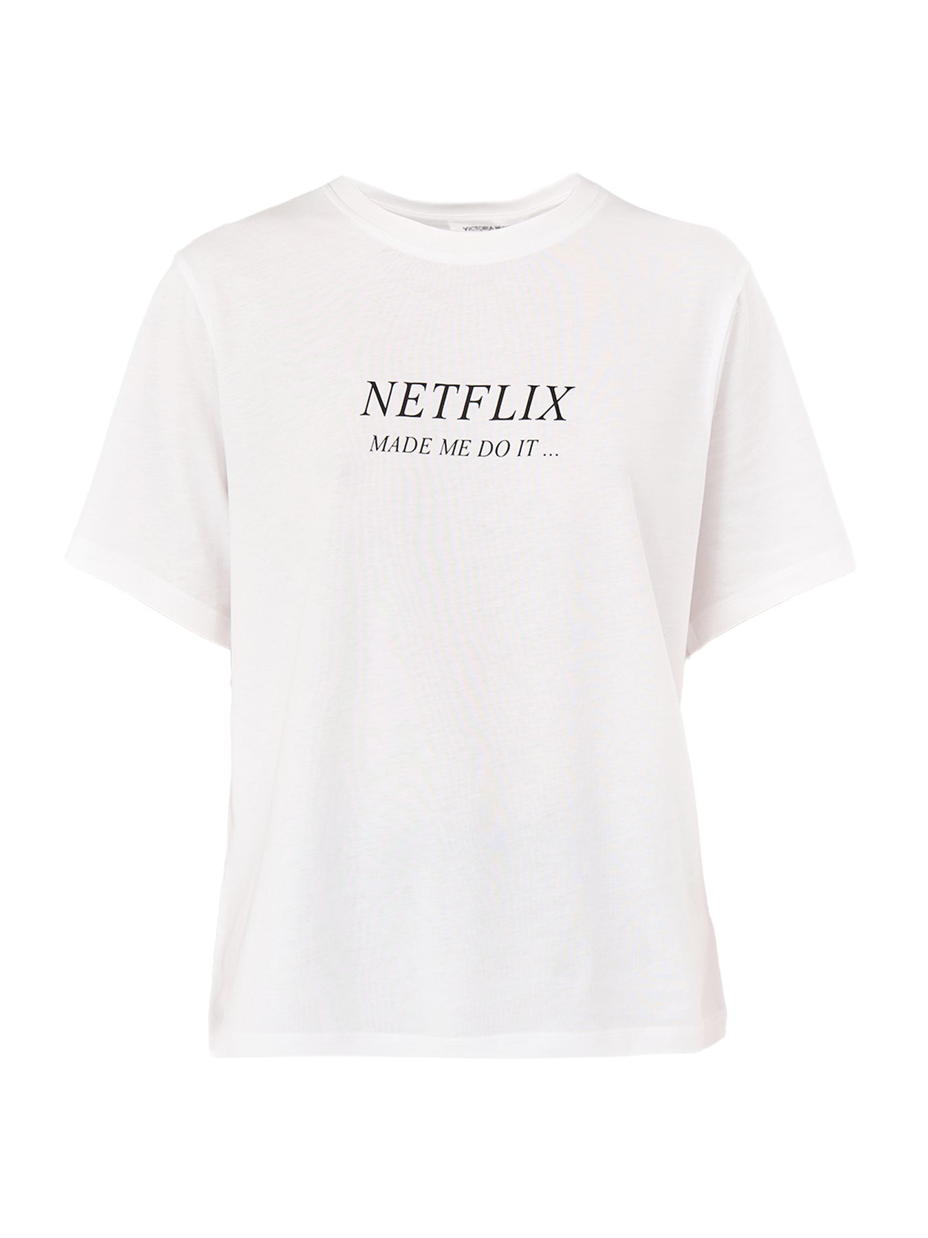 Classic Fit Slogan Tee White
