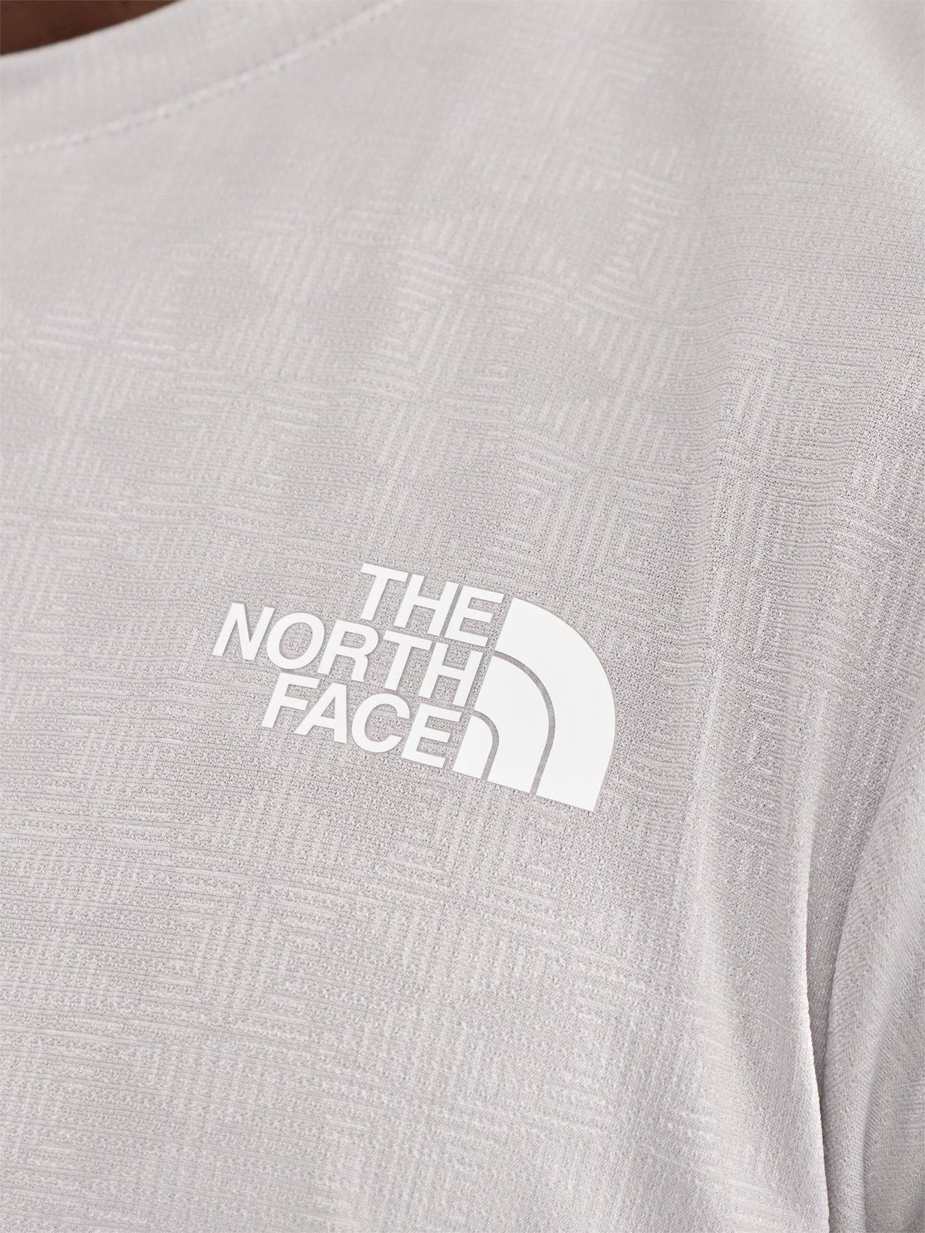 Pentadome Embossed Reg Short Slee Meld Grey
