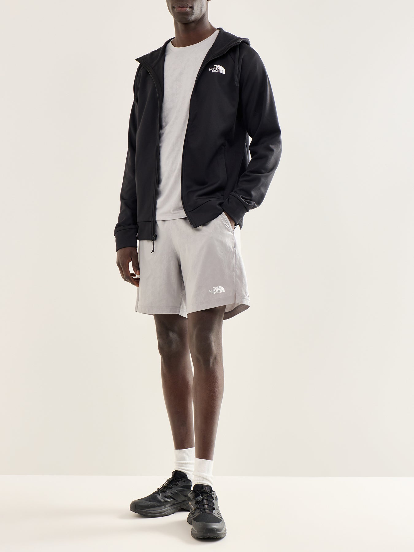 Pentadome Embossed 7In Shorts Meld Grey