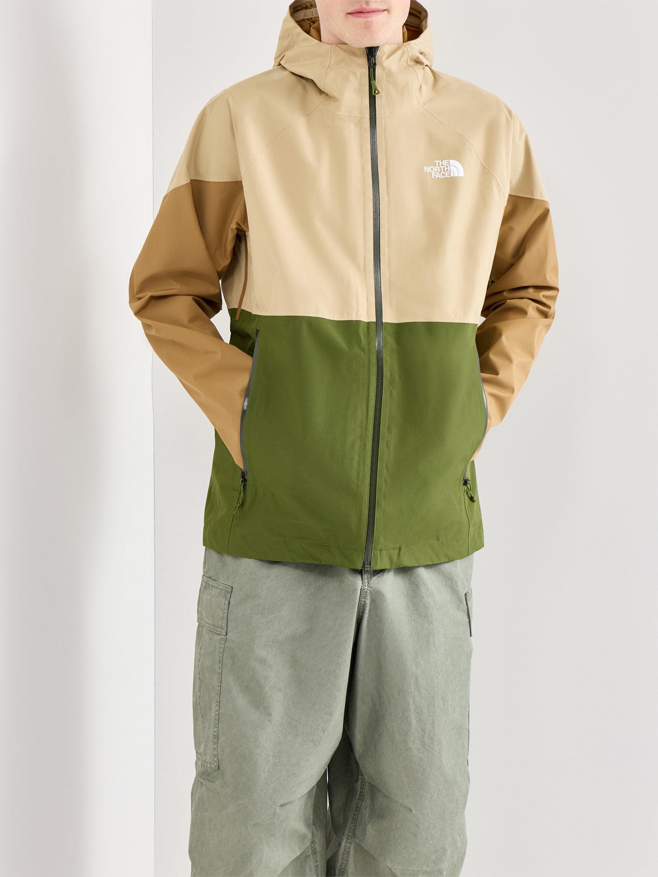 Zip-In Rain Jacket Brown