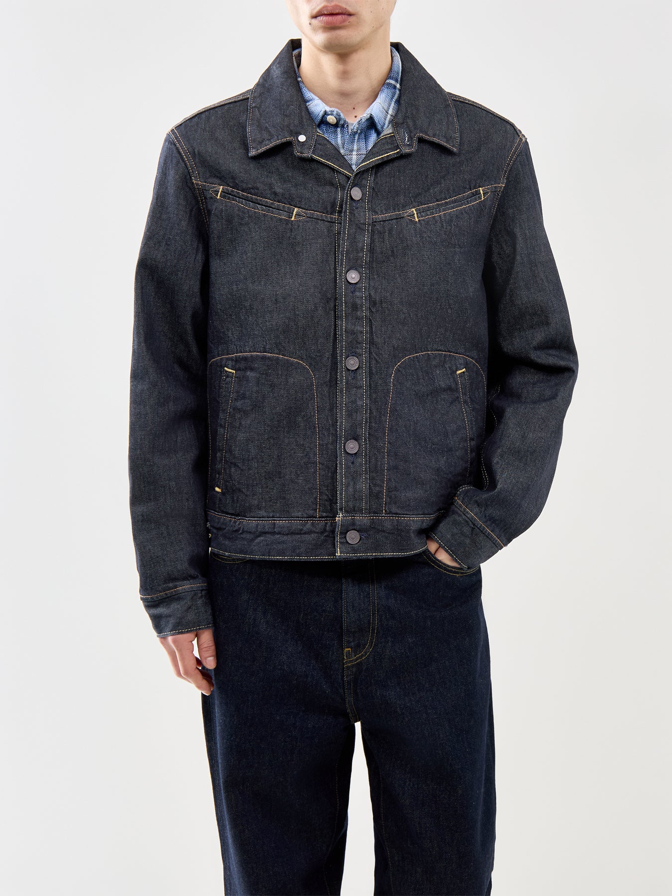 Market Miners Trucker Jacket Navy