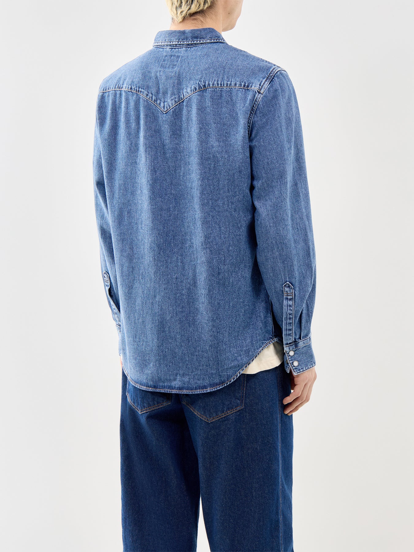 Barstow Western Shirt Blue