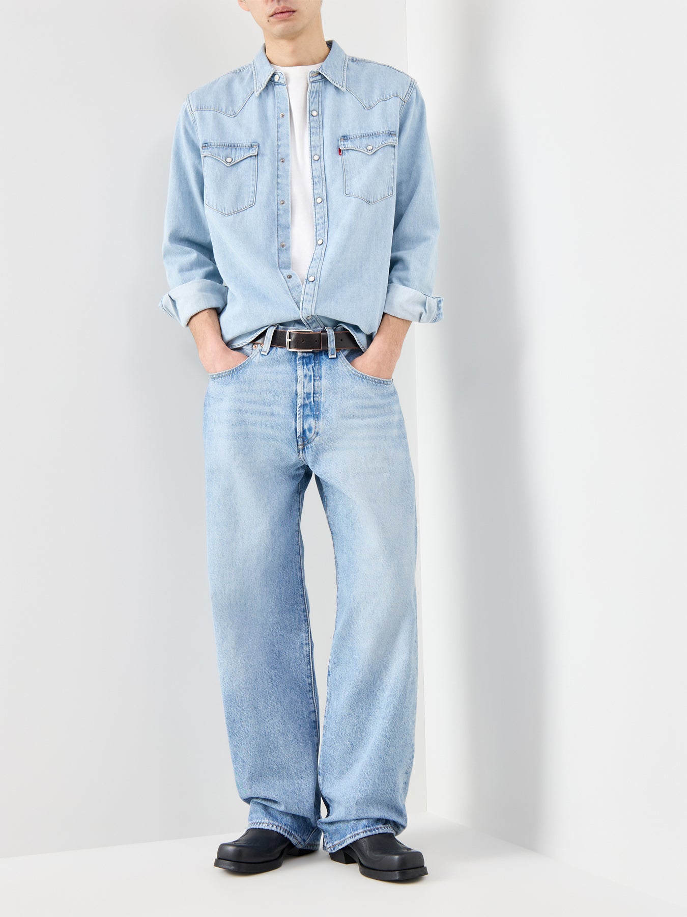 Barstow Western Shirt Blue