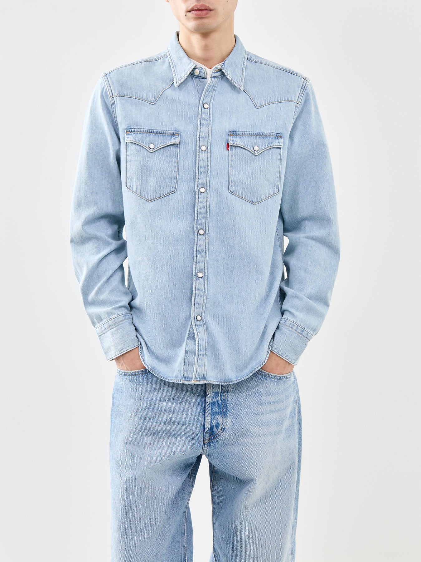 Barstow Western Shirt Blue
