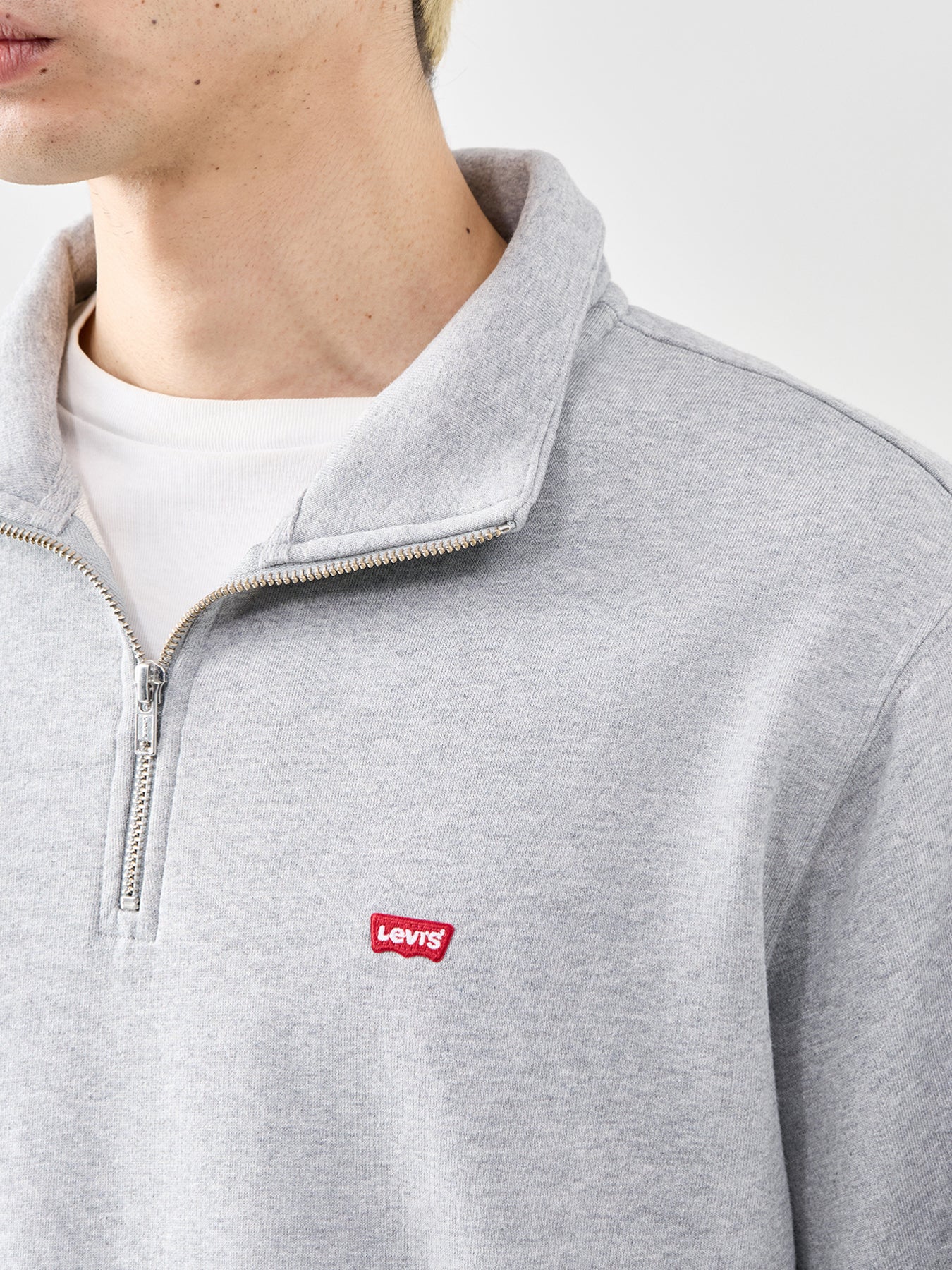Original 1/4 Zip Sweatshirt Grey