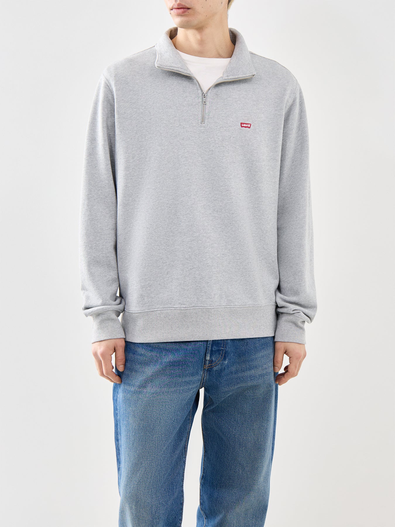 Original 1/4 Zip Sweatshirt Grey