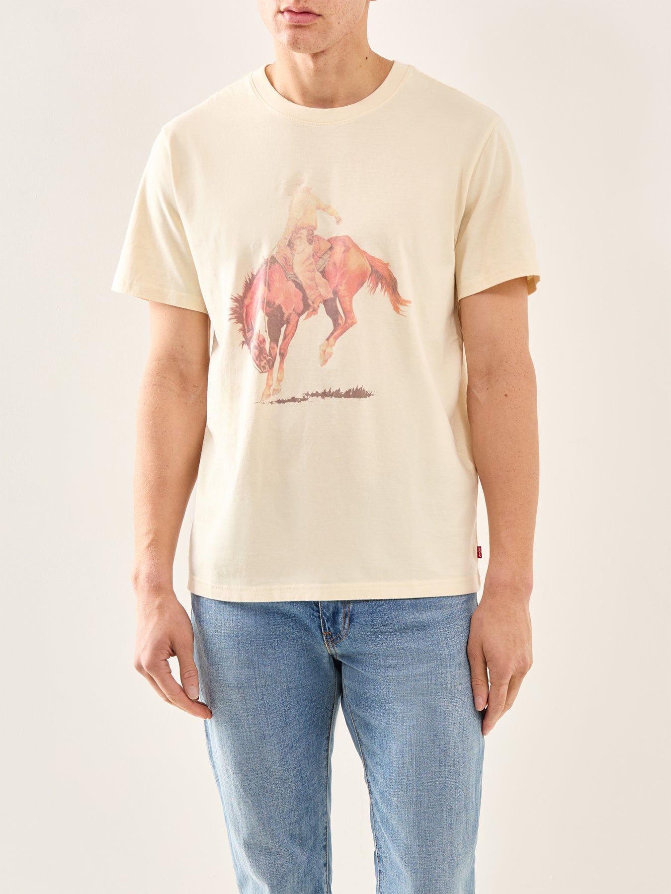 Relaxed Fit Graphic T-Shirt Khaki
