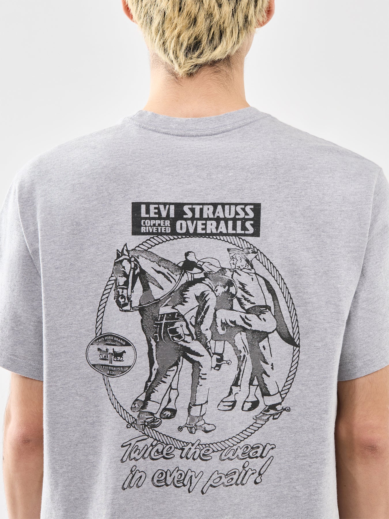 Relaxed Fit Graphic T-Shirt Grey