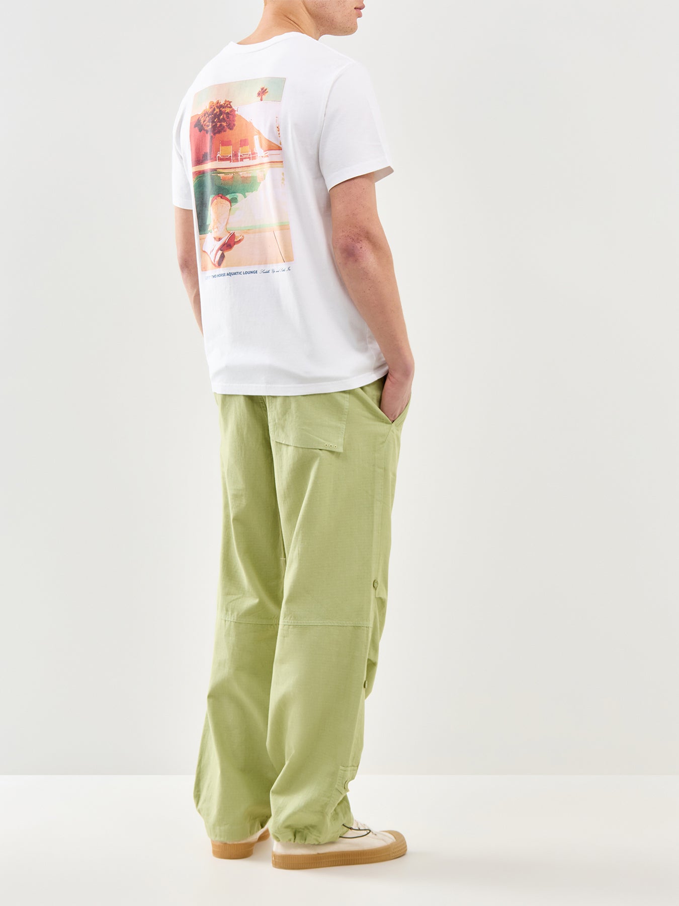 Relaxed Fit Graphic T-Shirt White