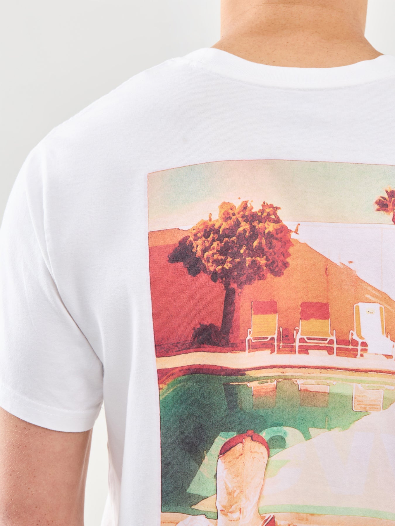 Relaxed Fit Graphic T-Shirt White