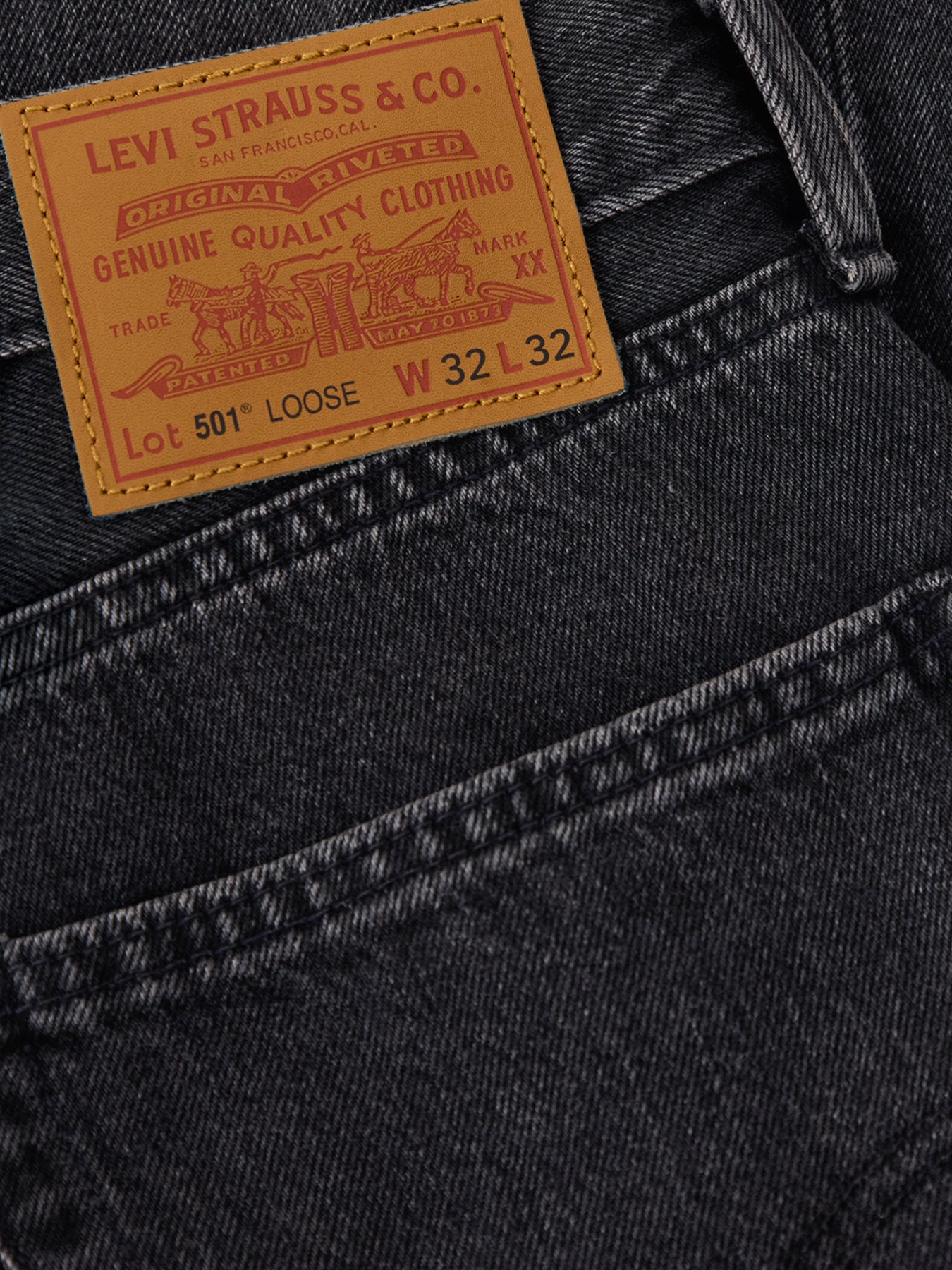 501 Loose Fit Jeans Black