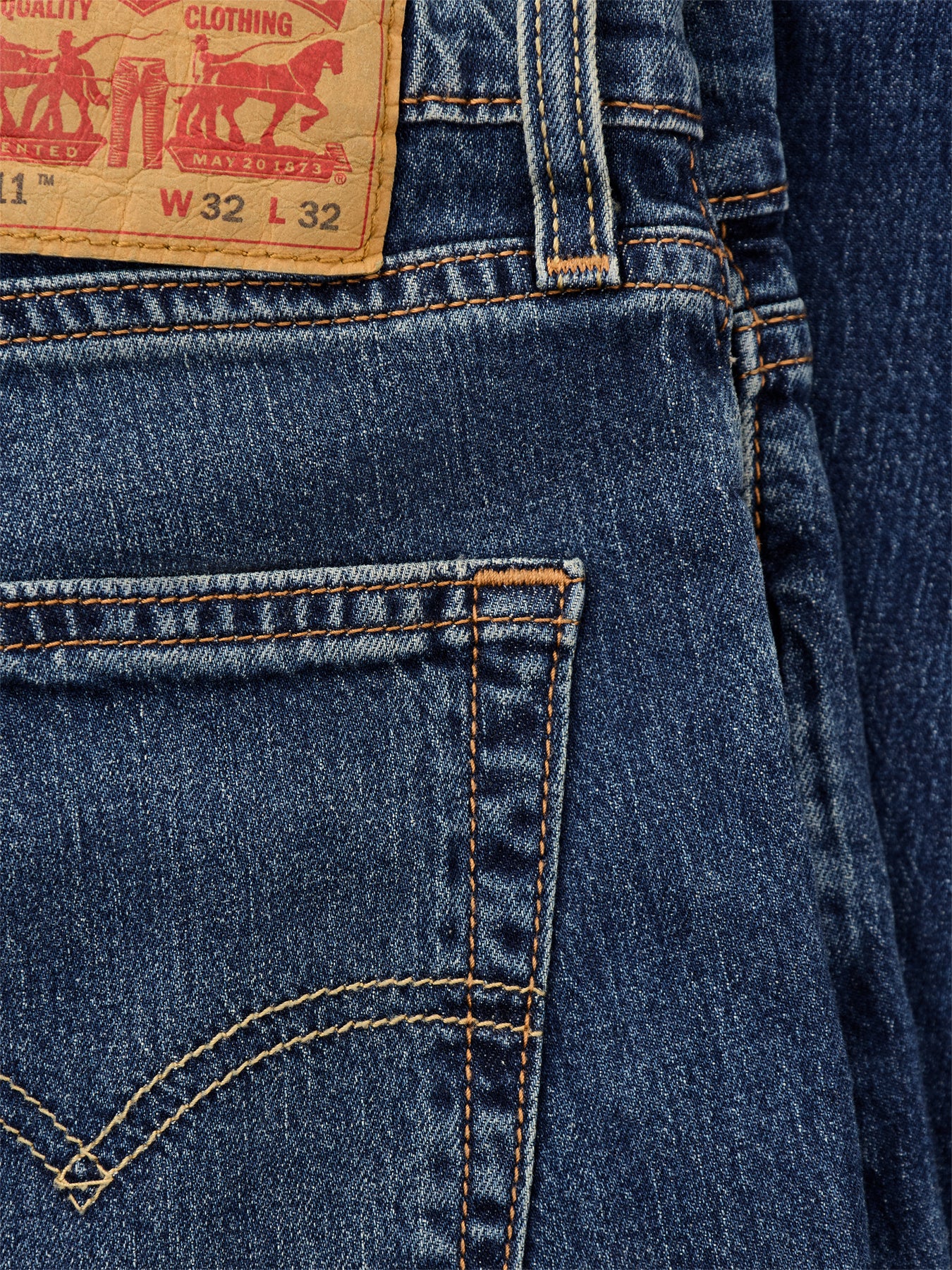 512 Slim Taper Jeans Blue