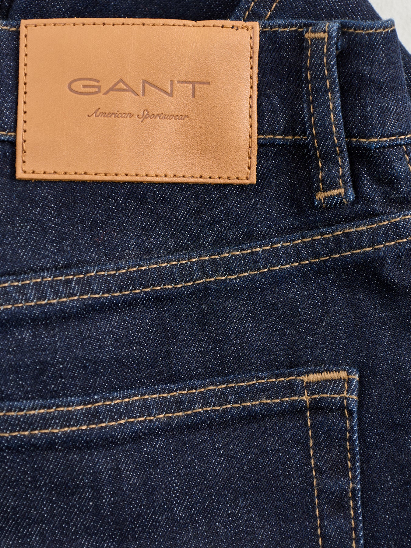 Regular Clean Wash Jeans Navy