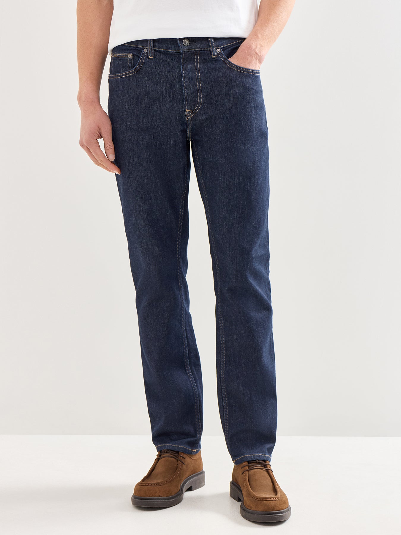 Regular Clean Wash Jeans Navy