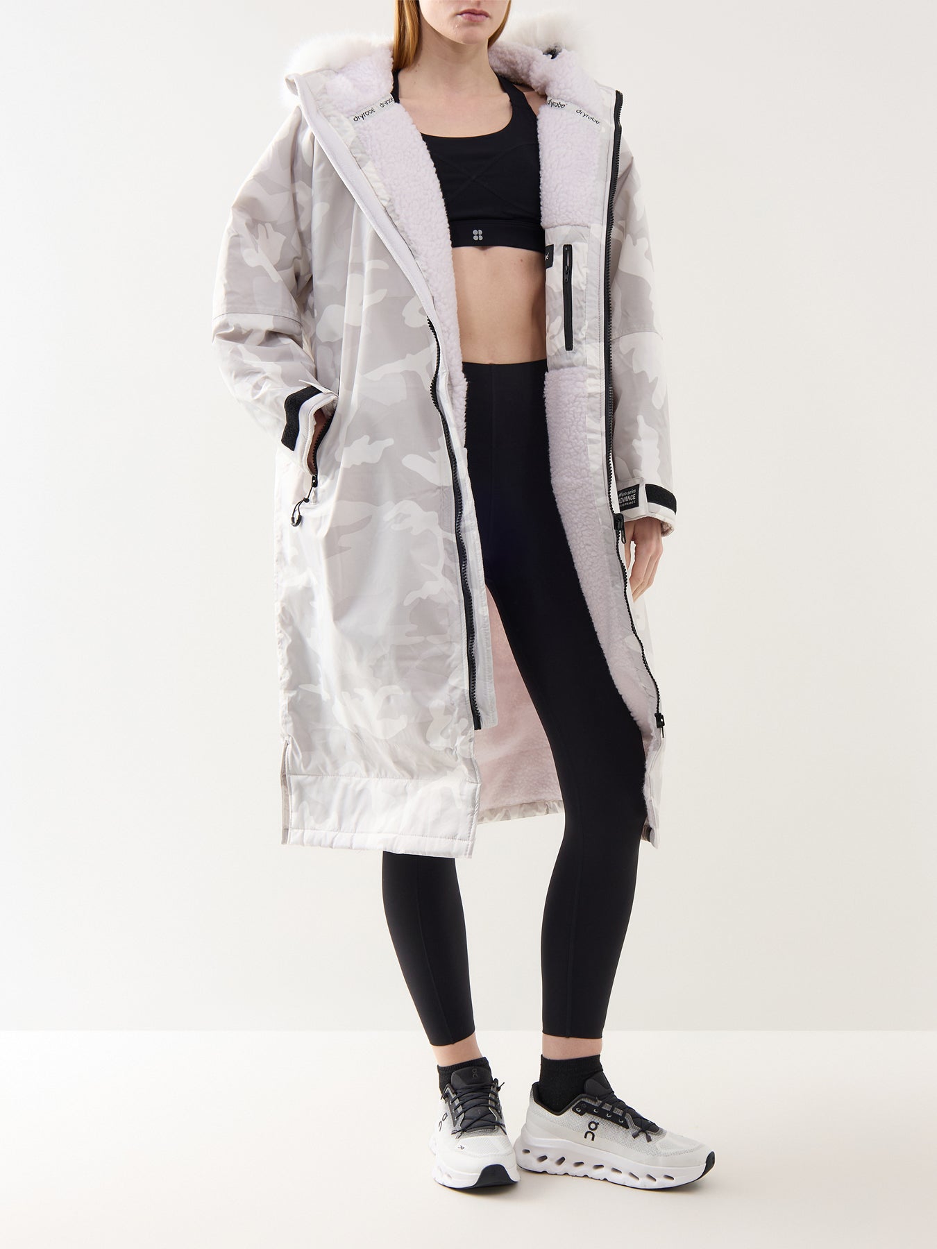 Dryrobe Advance Long Sleeve White Camo