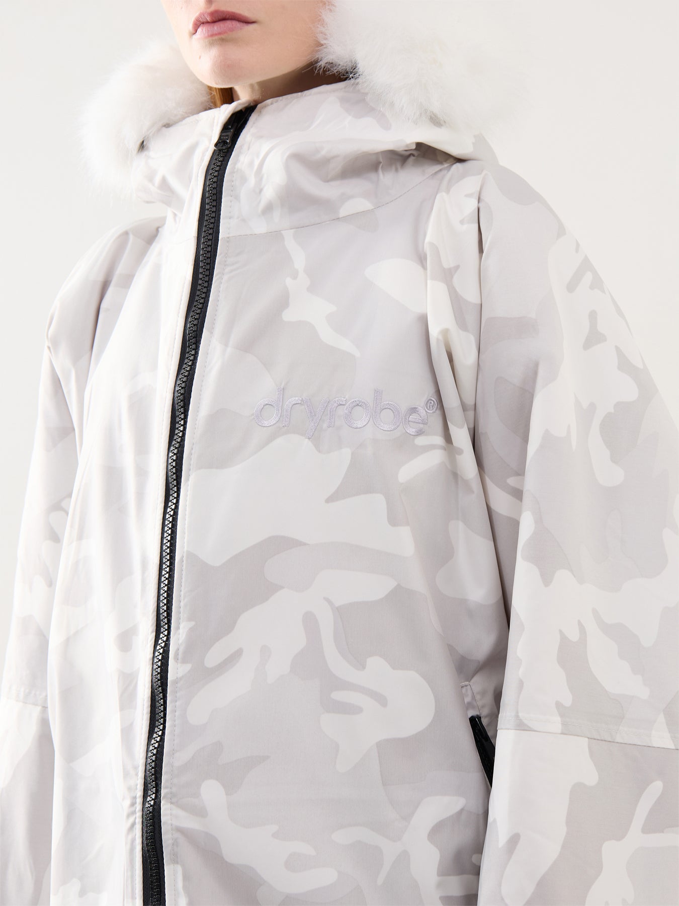 Dryrobe Advance Long Sleeve White Camo