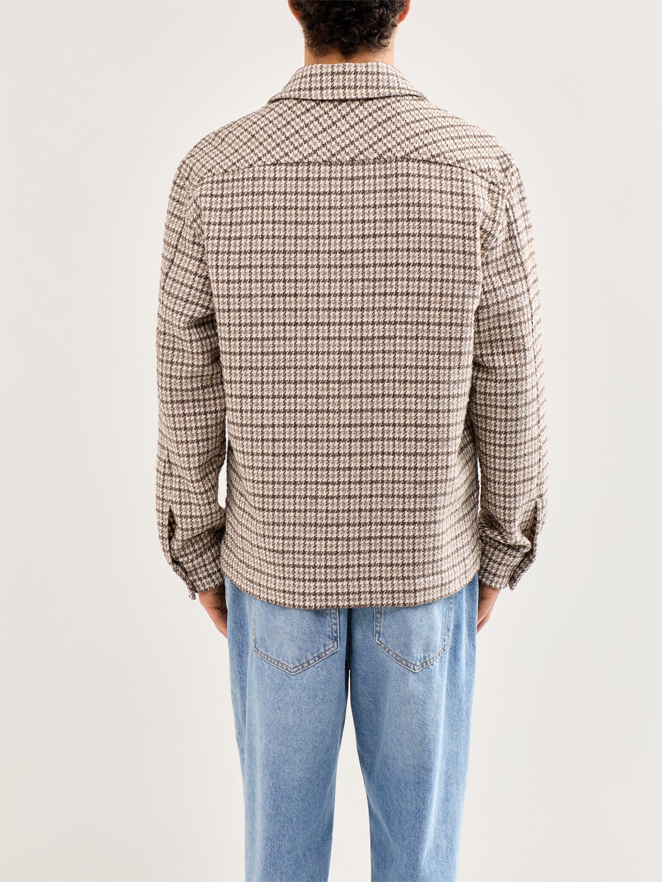 Wool Blend Undyed Overshirt Multi