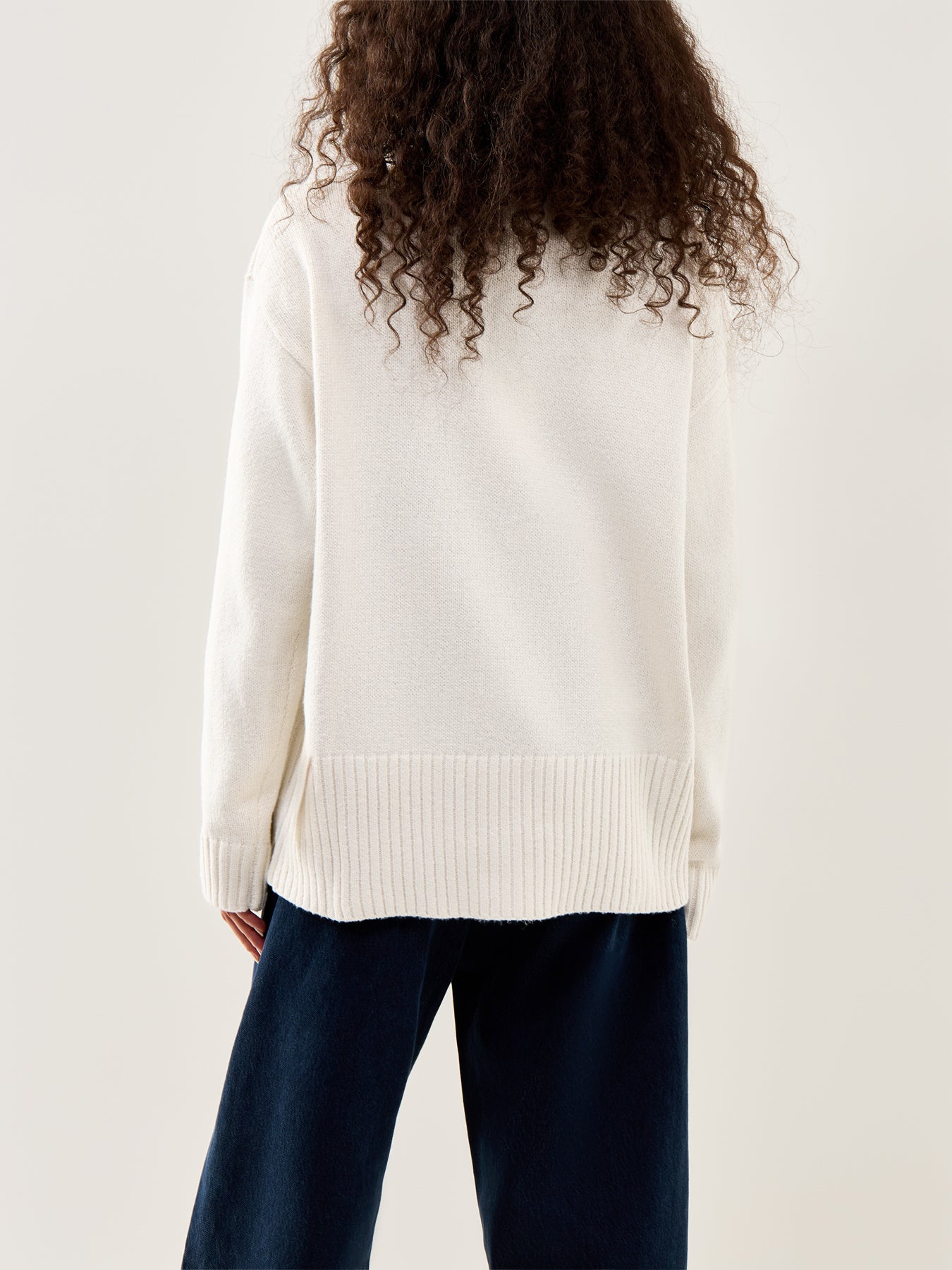 Claudia Zip Up Cardigan Cream