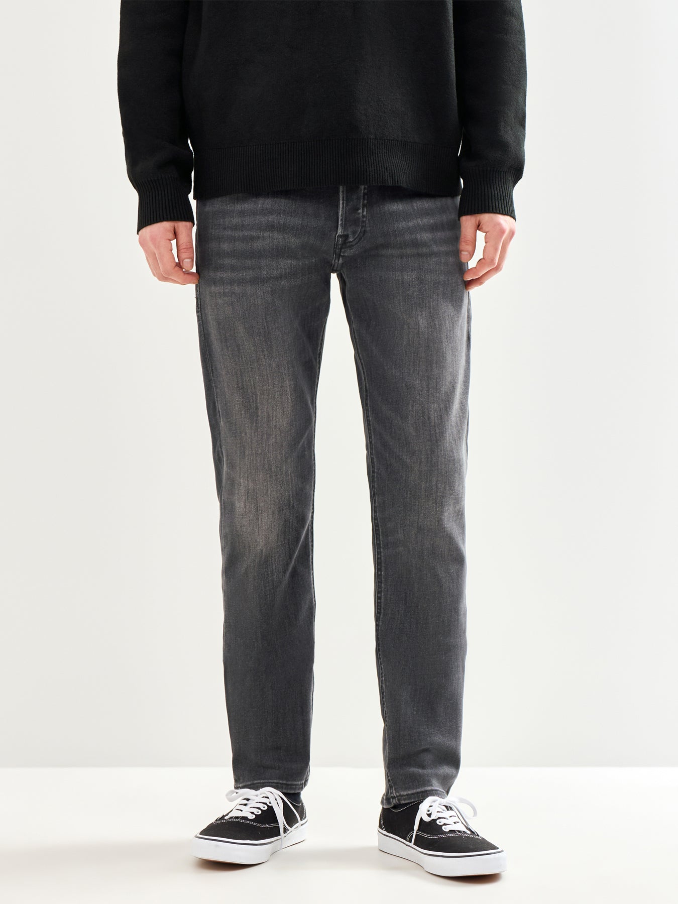 Slim Fit Denim Jeans Black