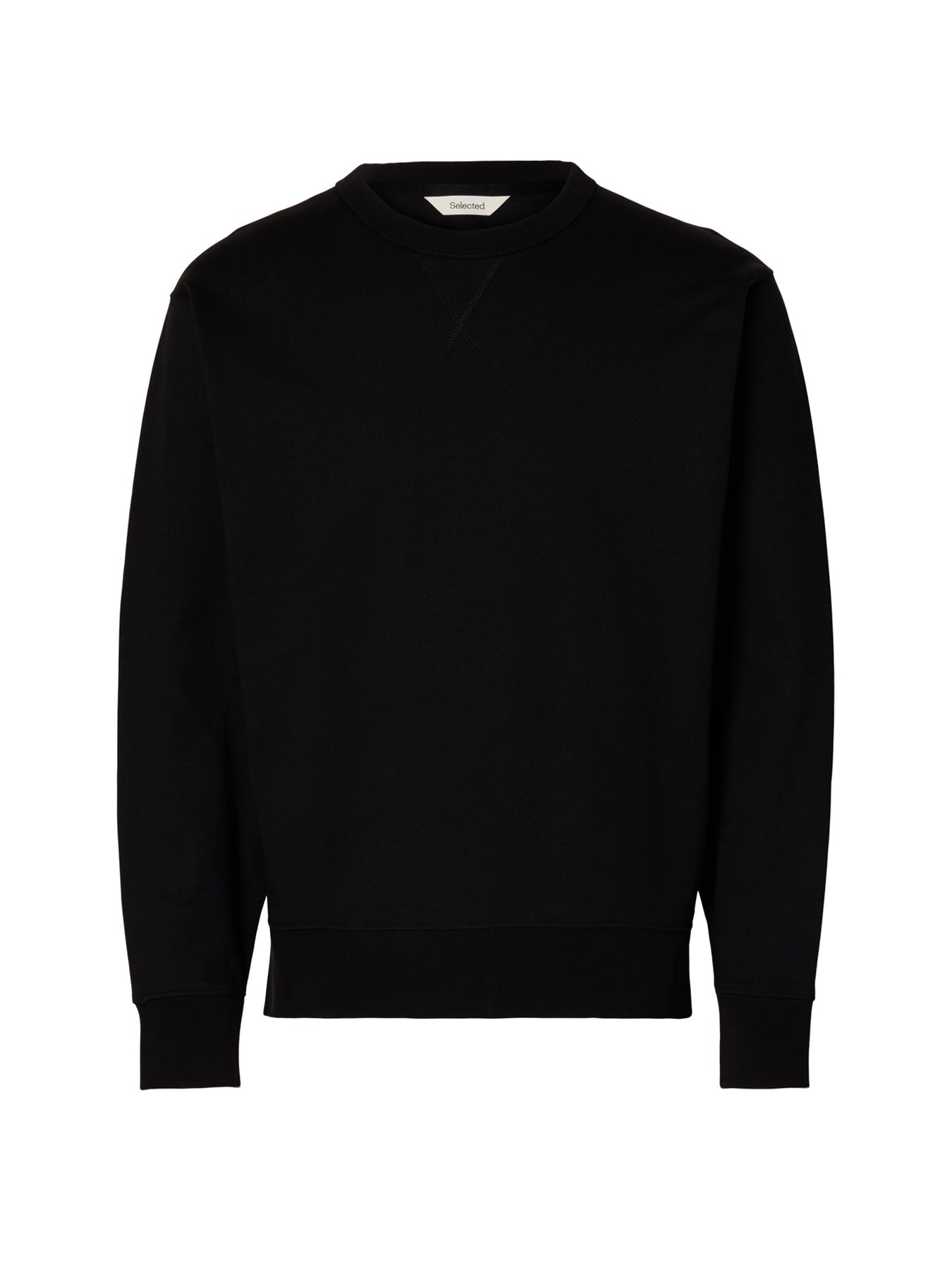 Crew Neck Sweatshirt Black