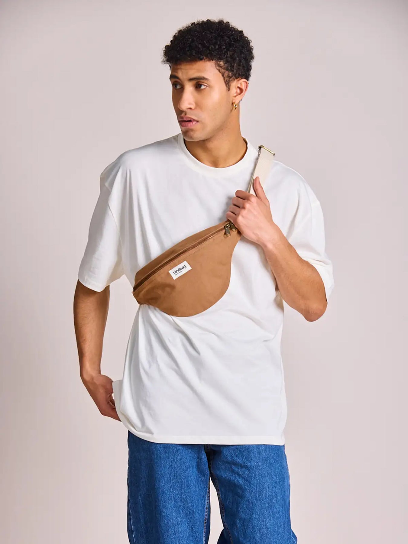 Olivia Canvas Shoulder Bag Cinnamon