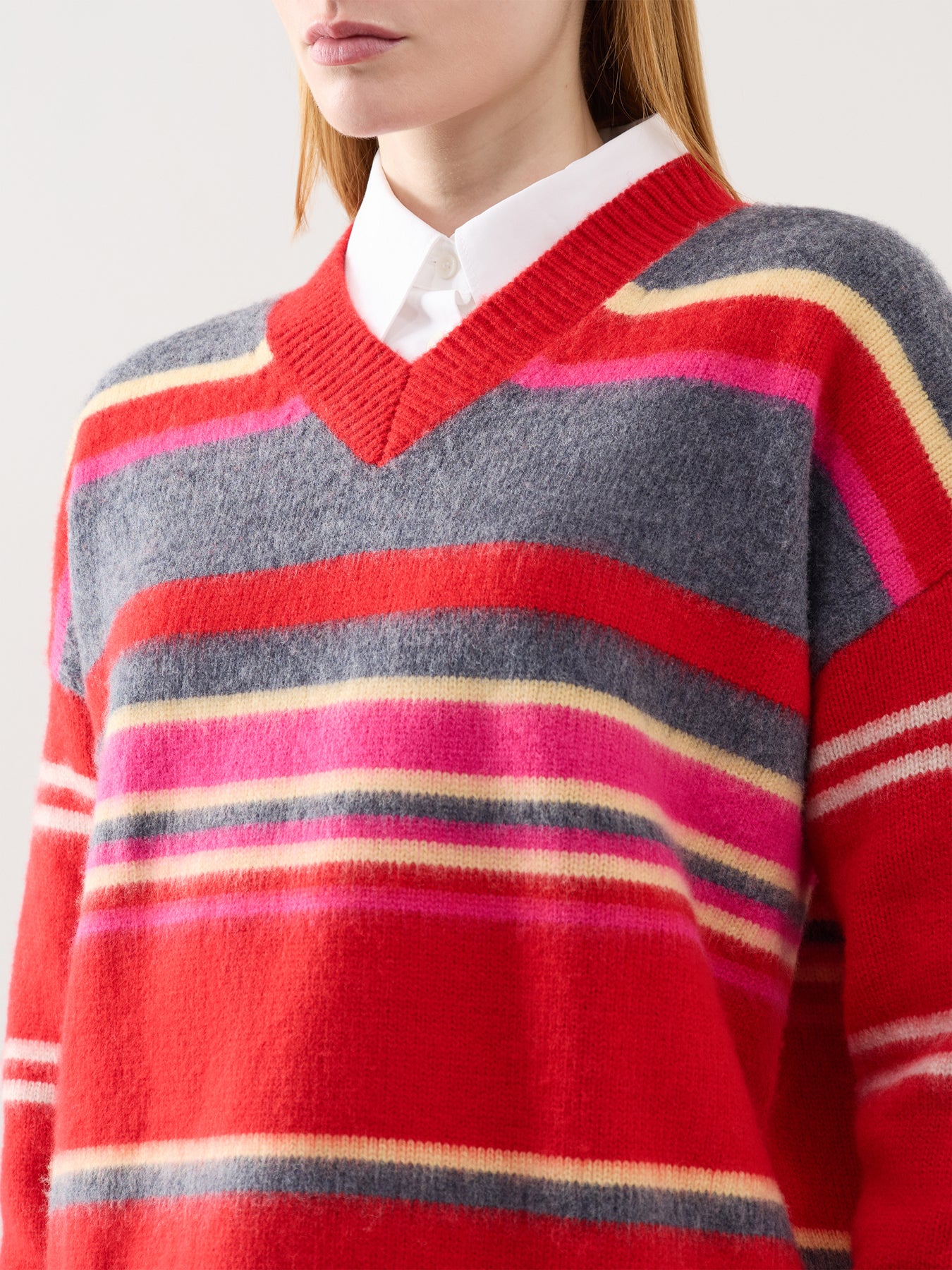 Rene V Jumper Red