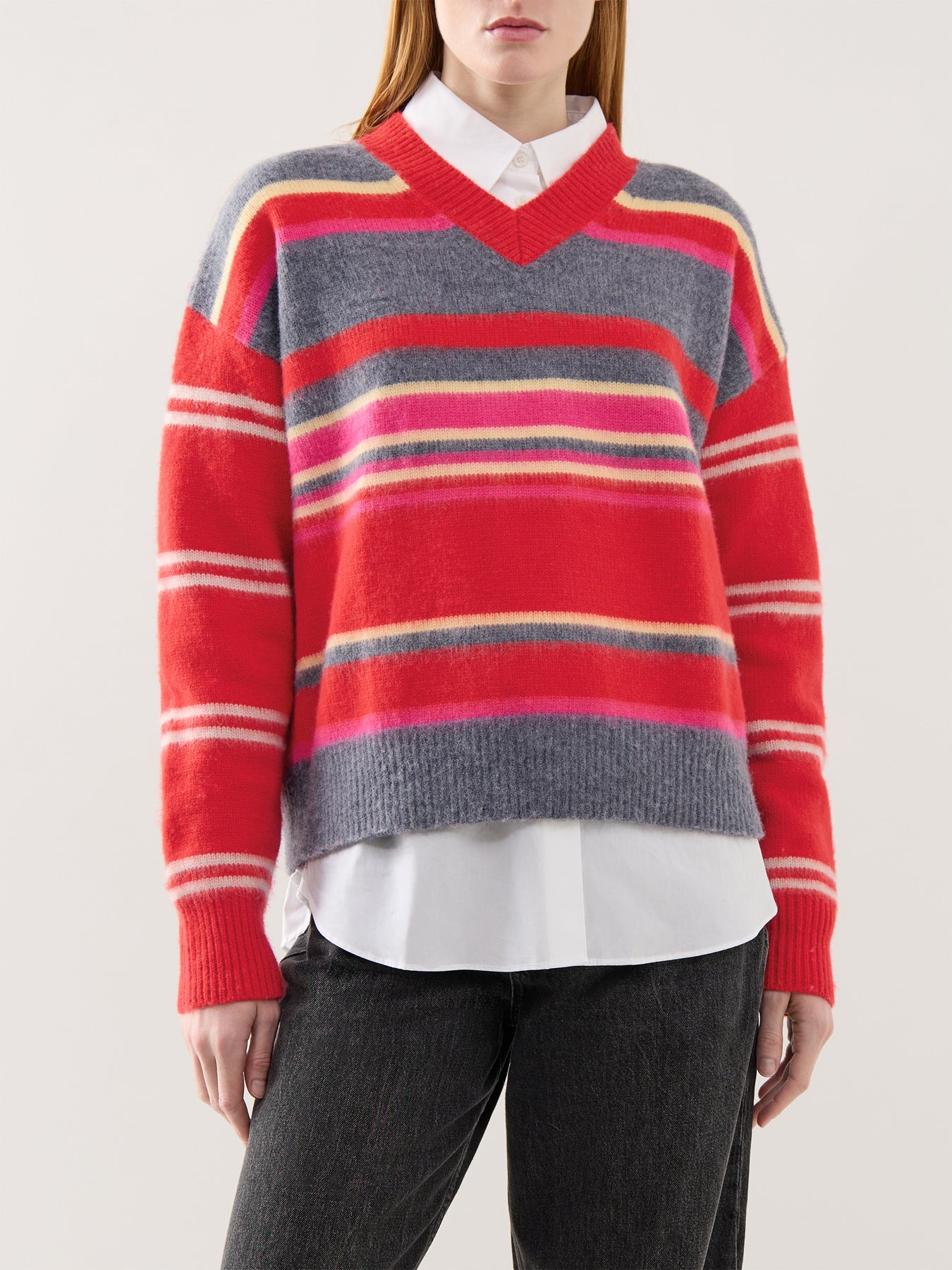 Rene V Jumper Red