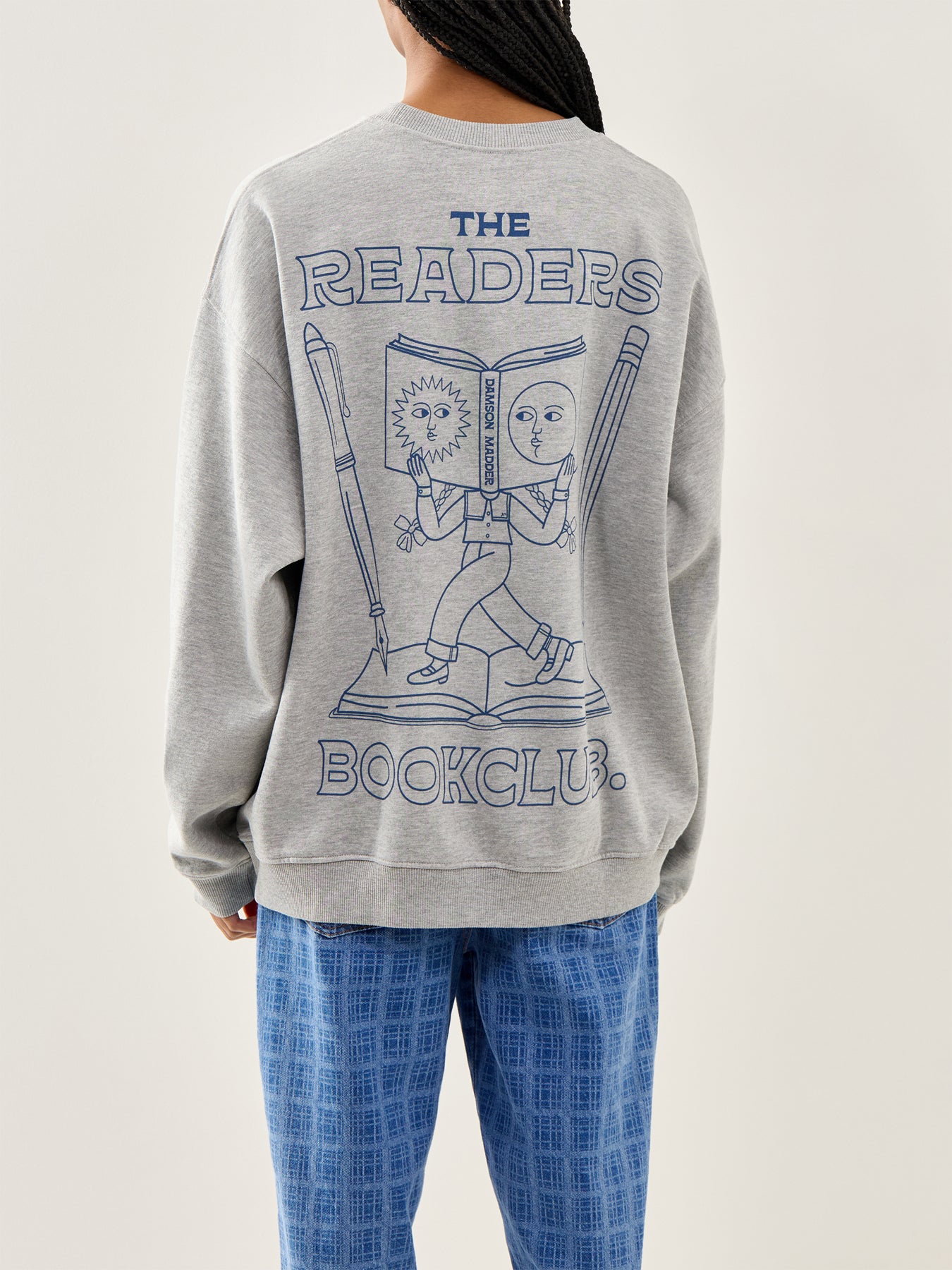 The Reader Sweatshirt Grey