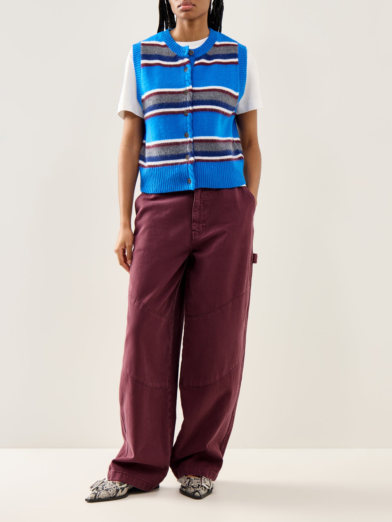 Sofie Vest Blue