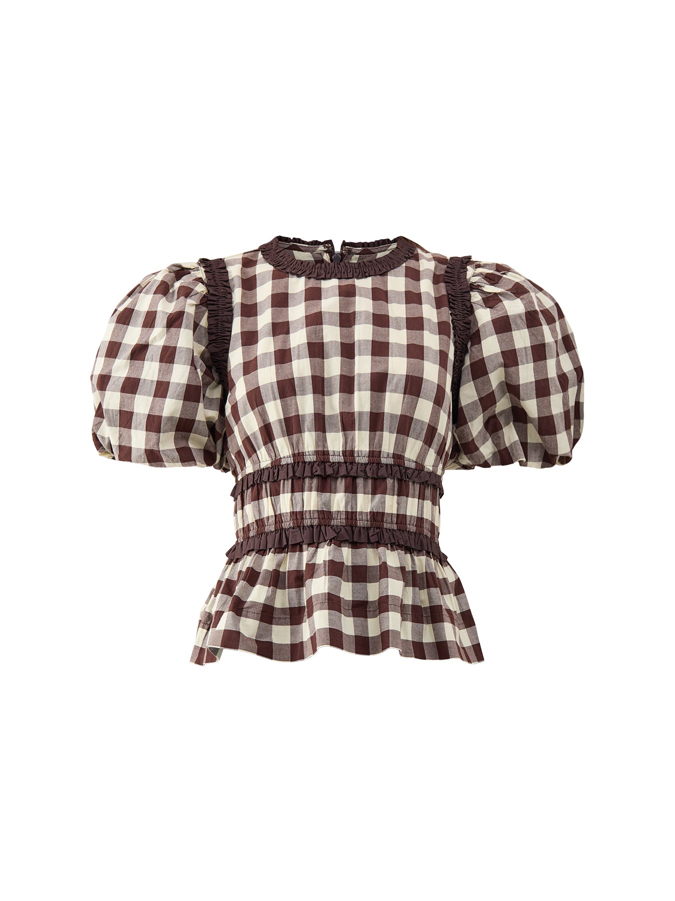 Everly Ruffle Blouse Black