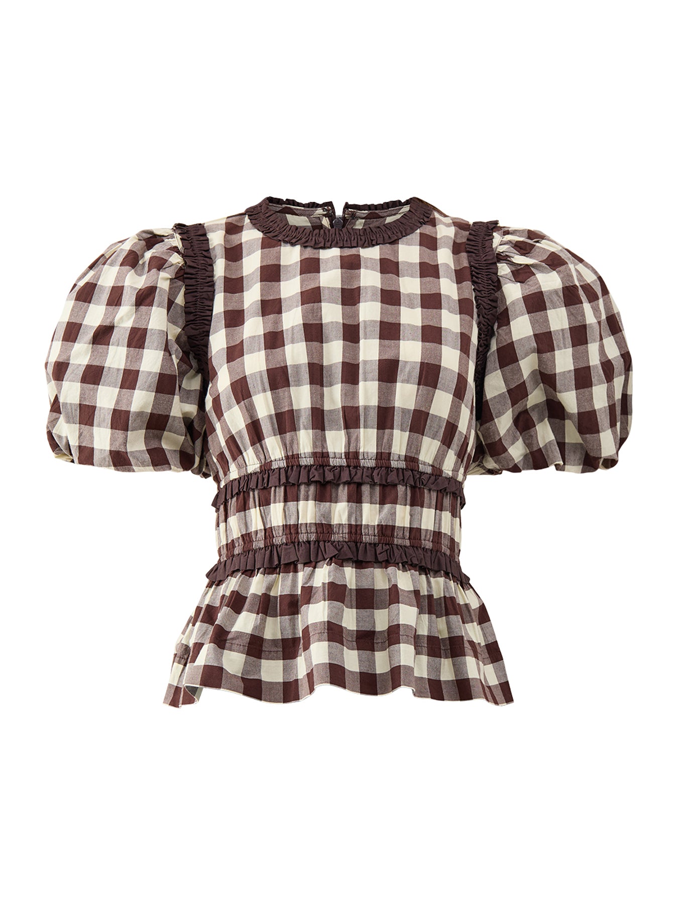 Everly Ruffle Blouse Black