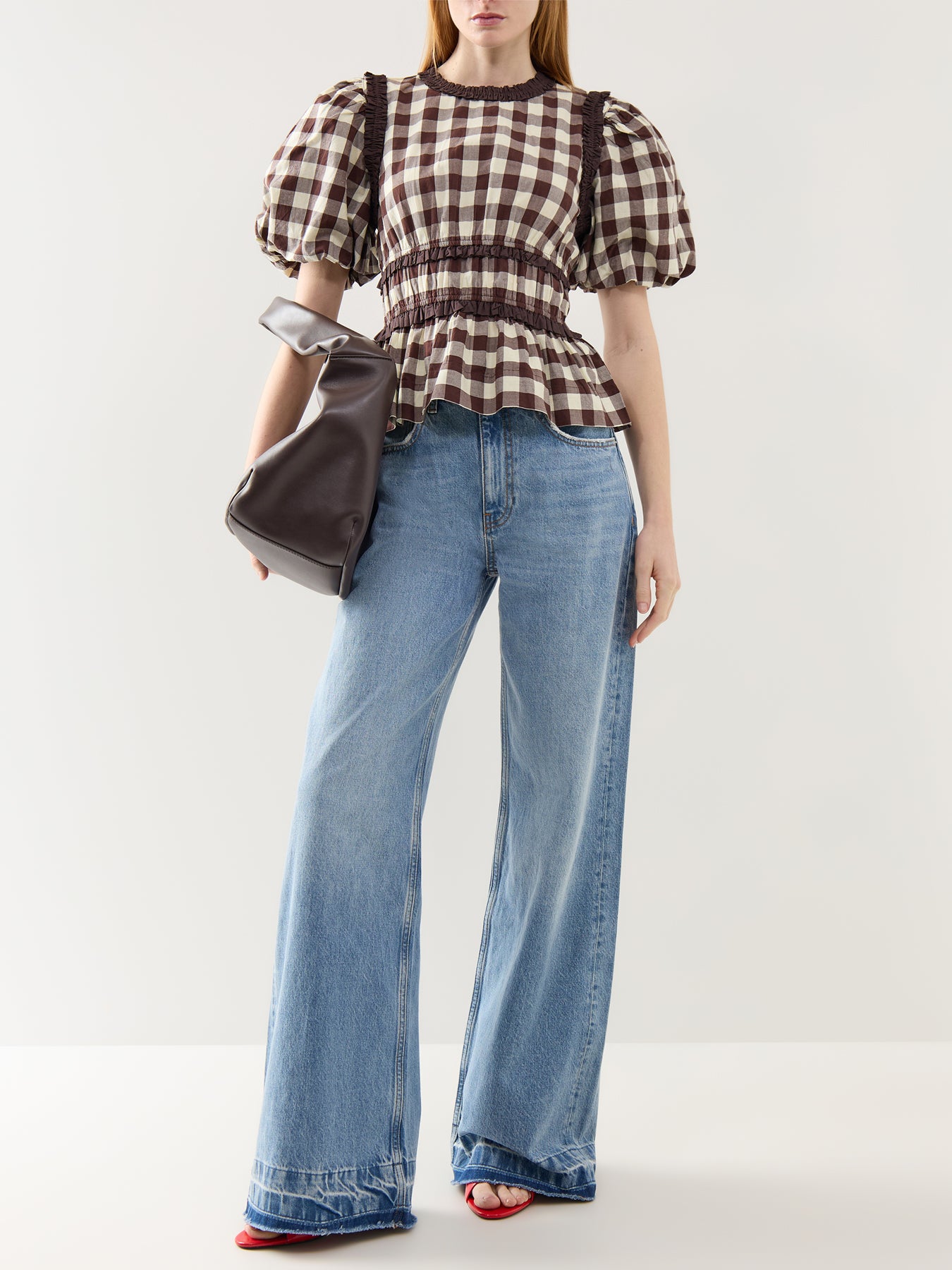 Everly Ruffle Blouse Black