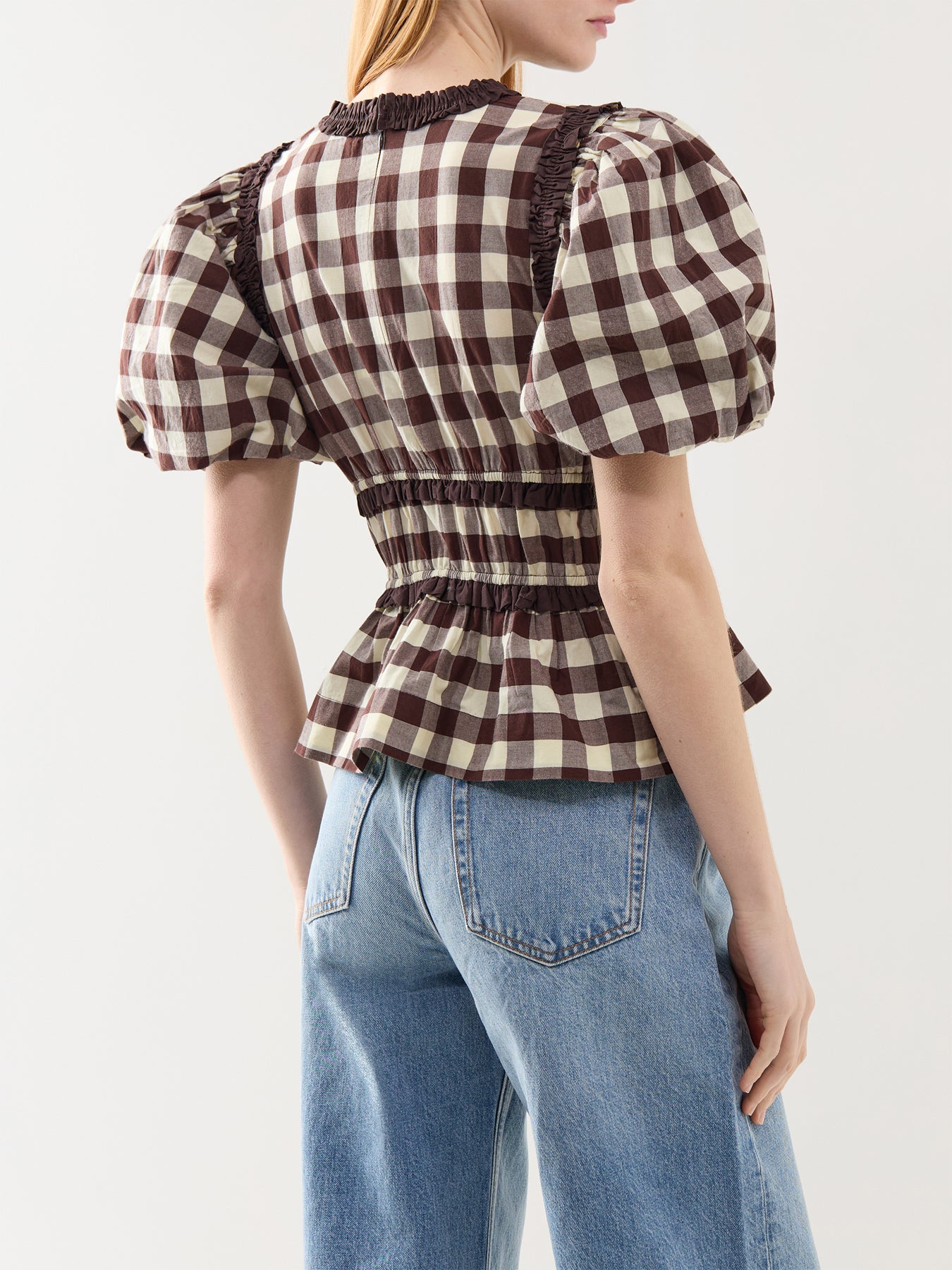 Everly Ruffle Blouse Black