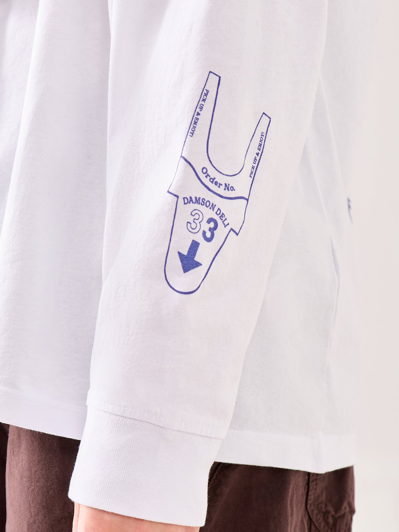 Deli Long Sleeve T-Shirt White