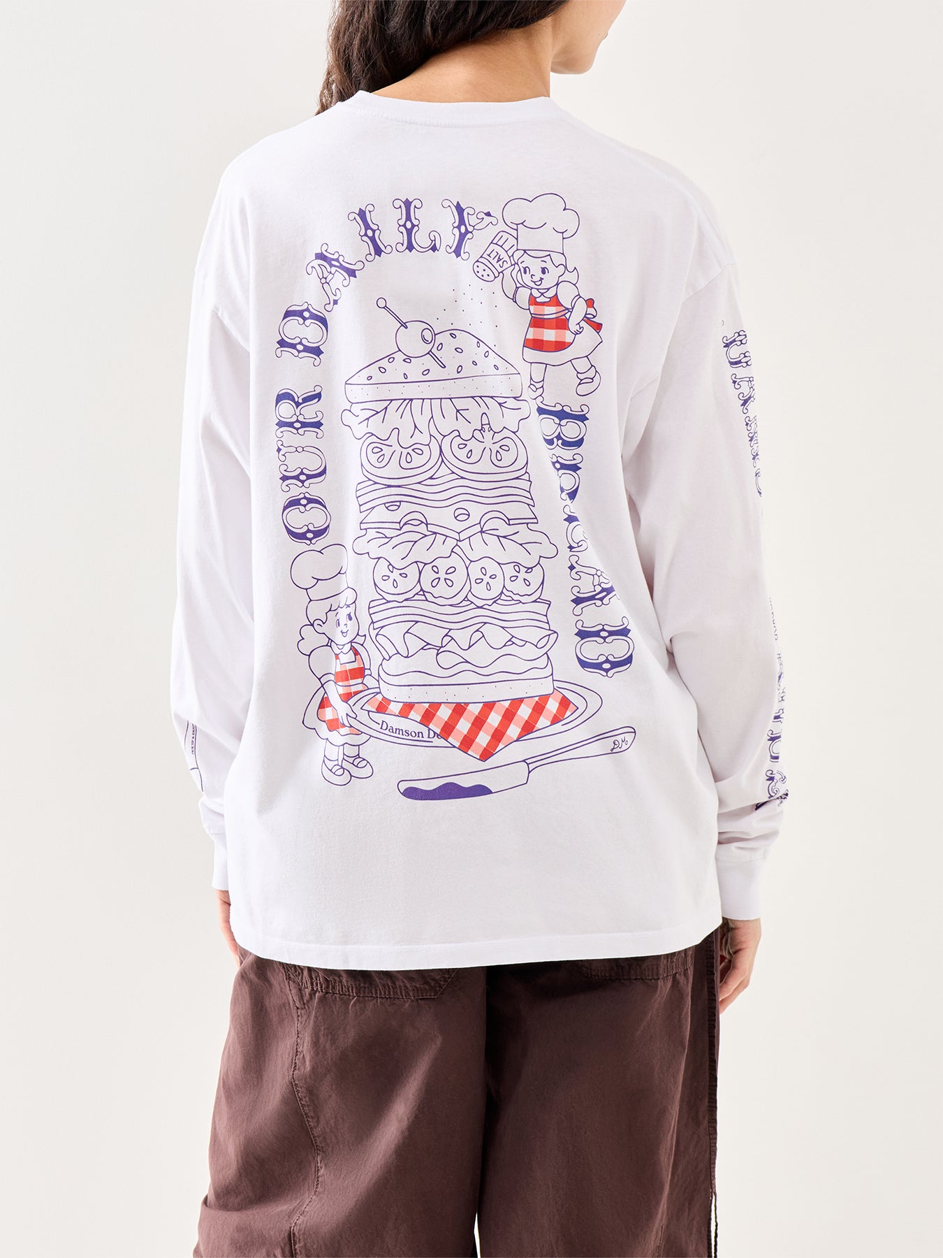 Deli Long Sleeve T-Shirt White