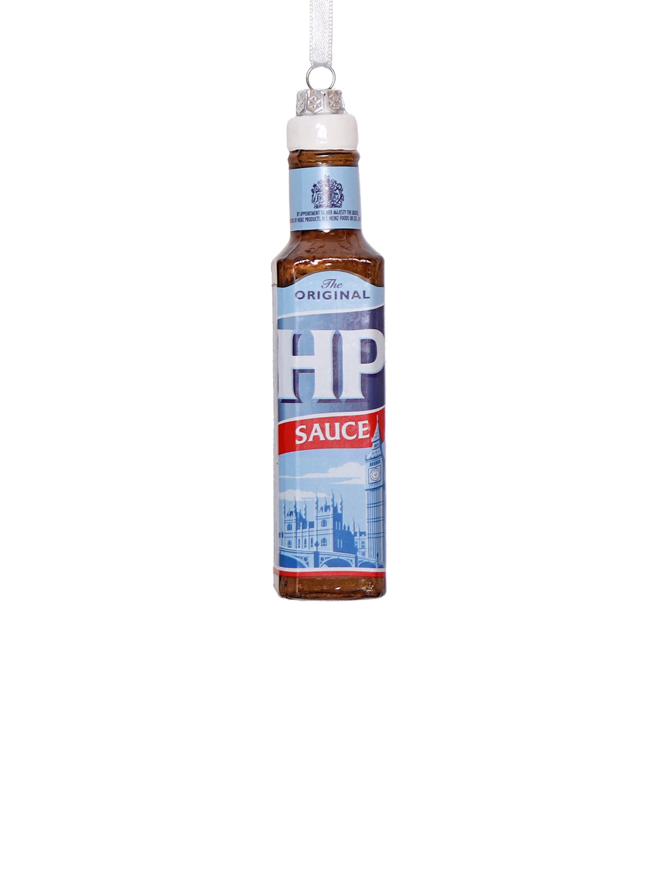 HP Sauce Glass Tree Decoration 14cm