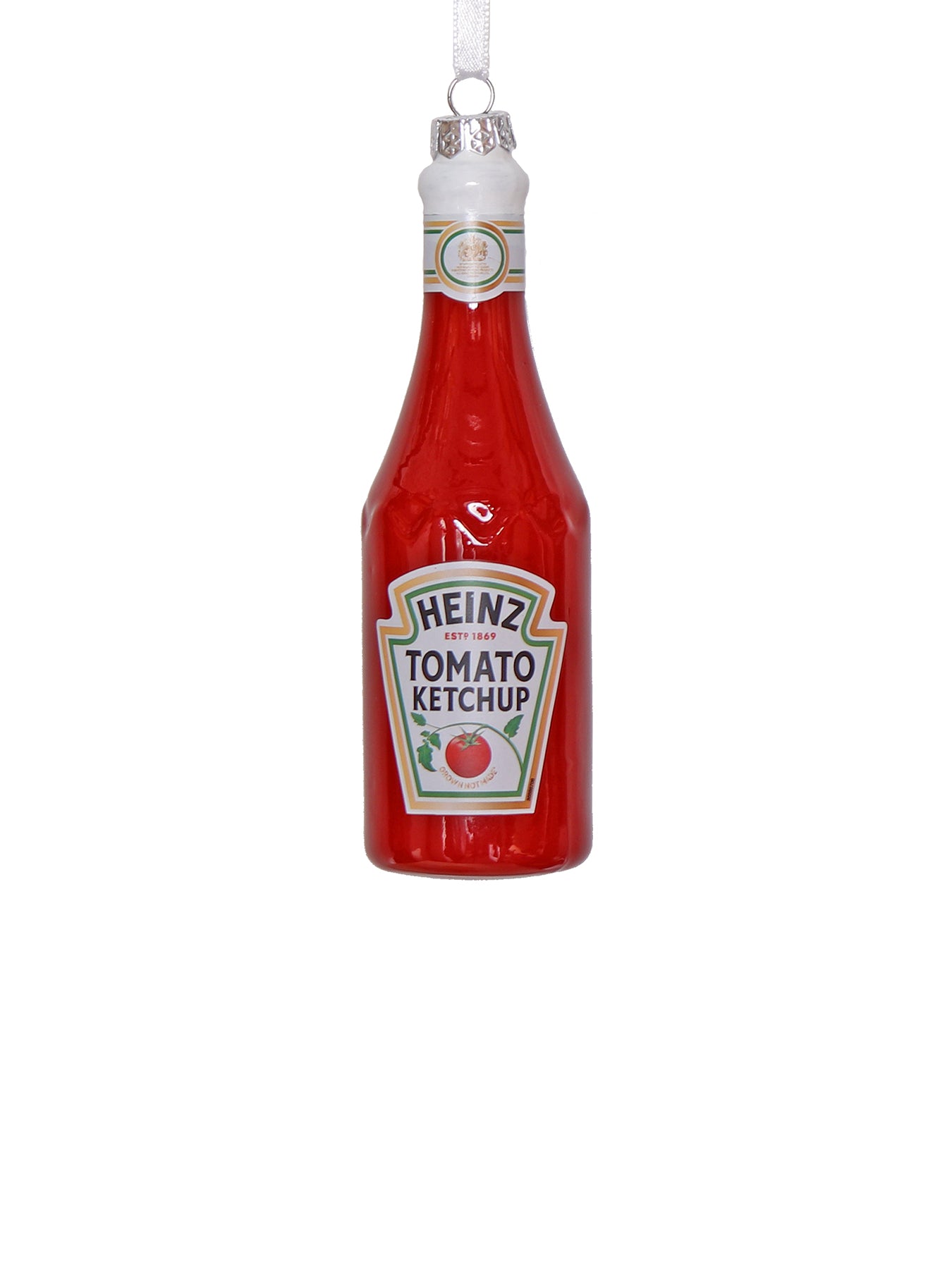 Heinz Tomato Ketchup Glass Tree Decoration 13cm