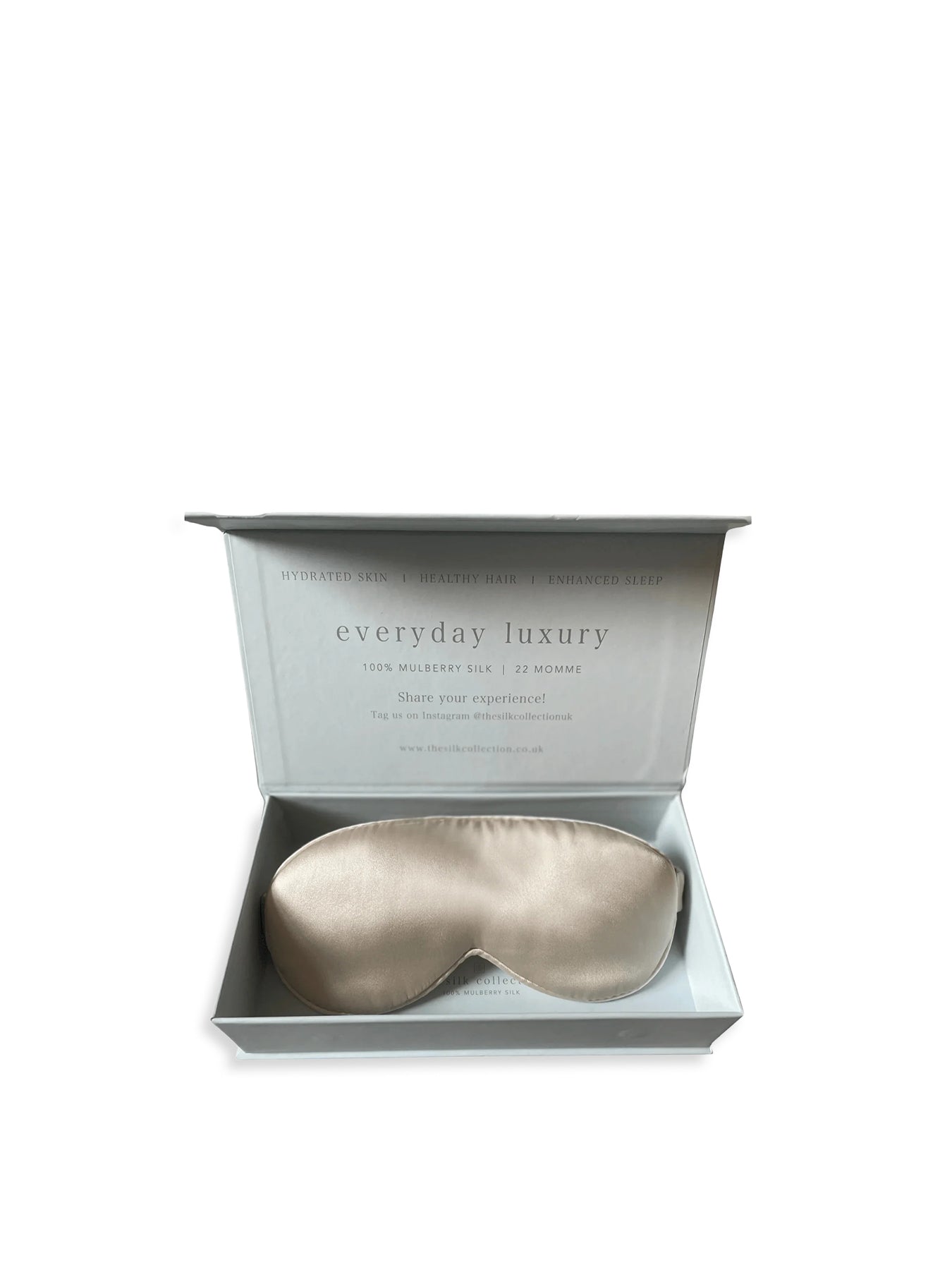 Pure Silk Eye Mask Nude