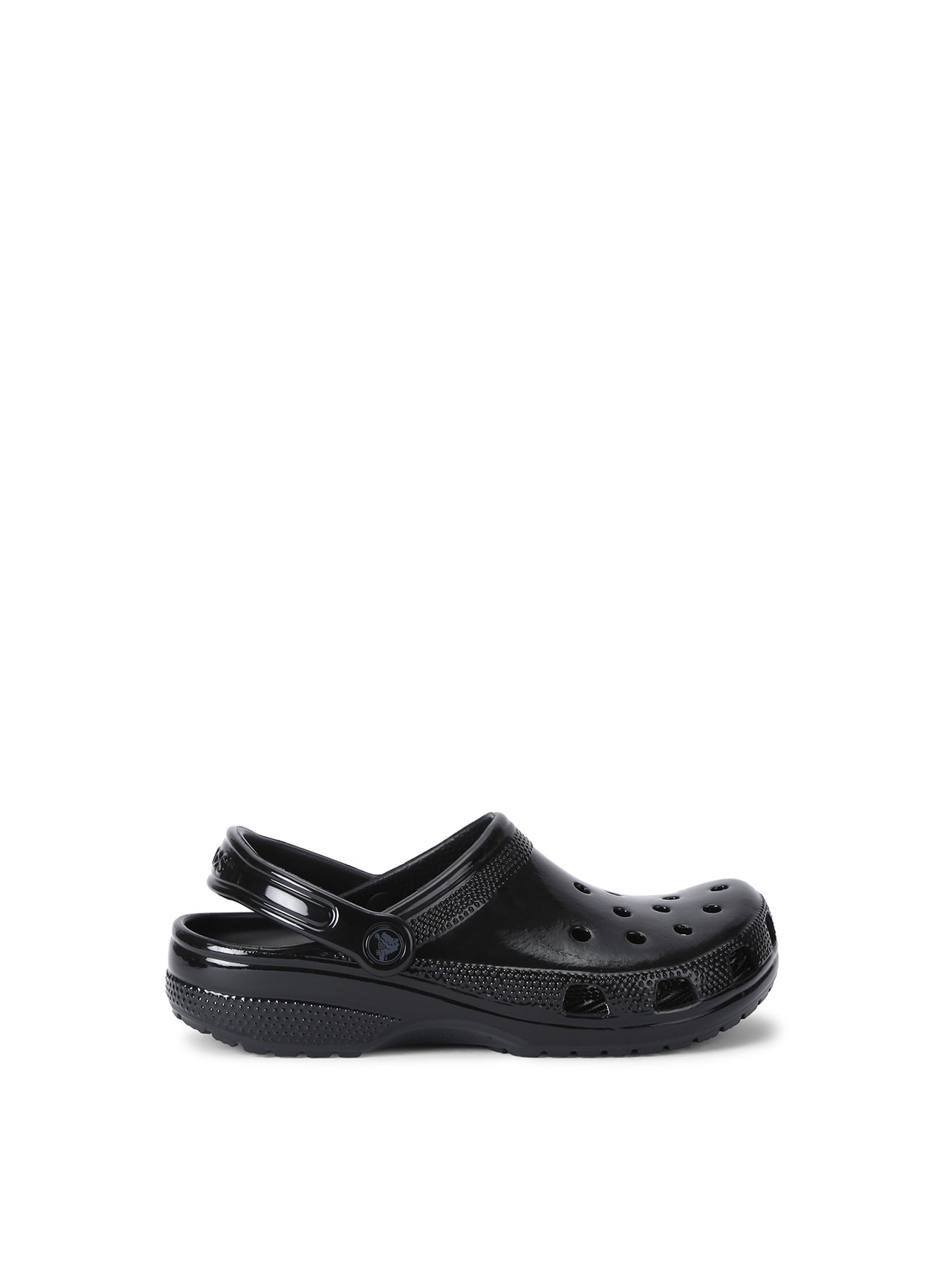 Classic High Shine Clogs Black