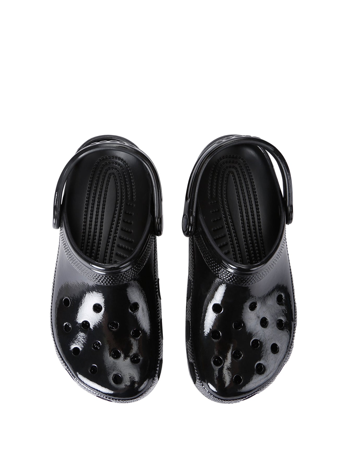 Classic High Shine Clogs Black
