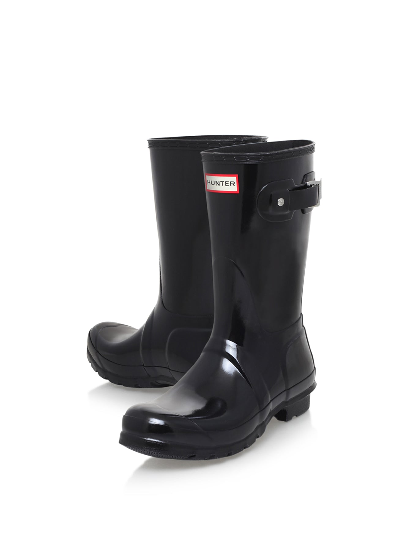 Original Gloss Short Boots Black
