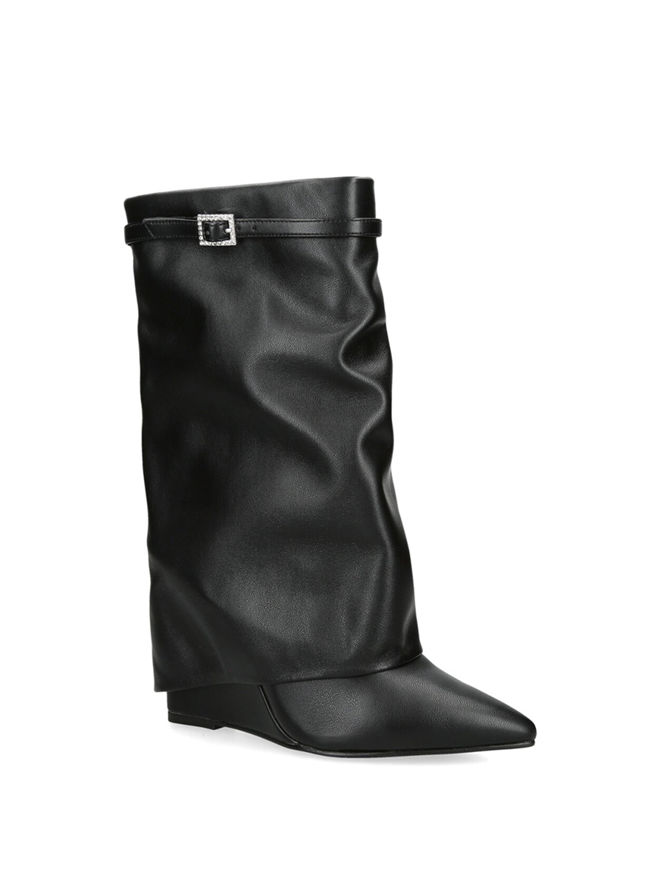 Shocker Heeled Boots Black