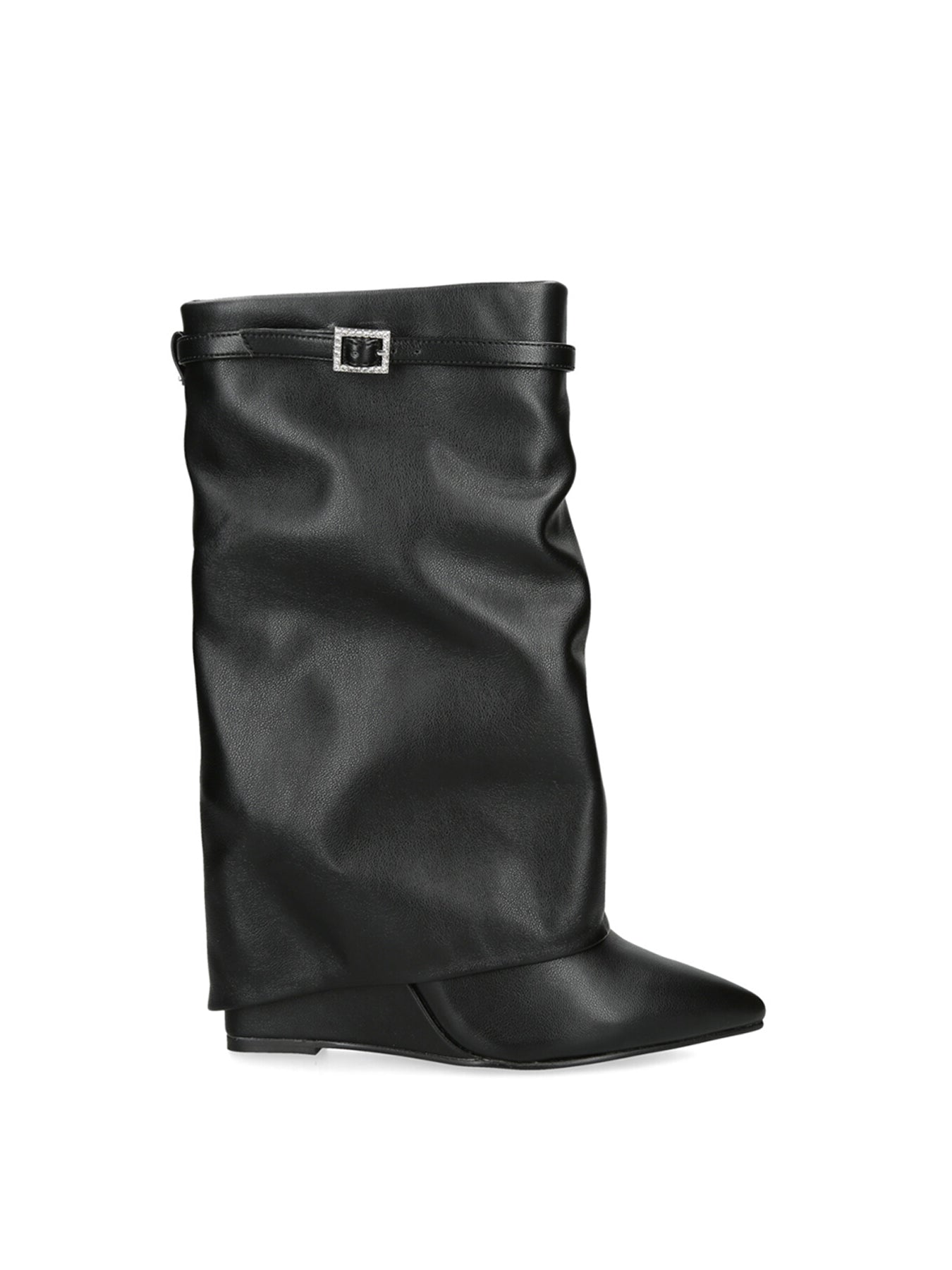 Shocker Heeled Boots Black