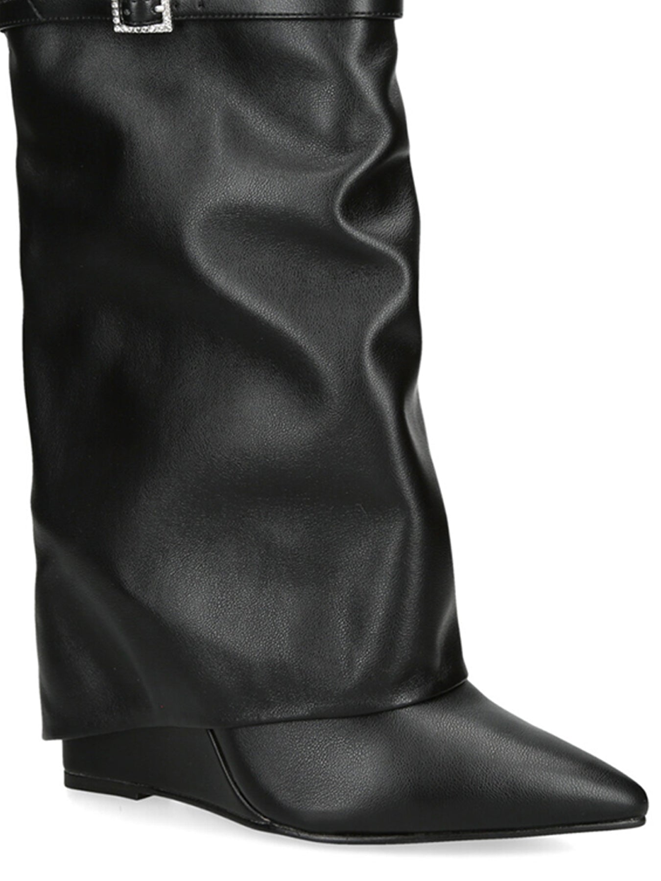 Shocker Heeled Boots Black