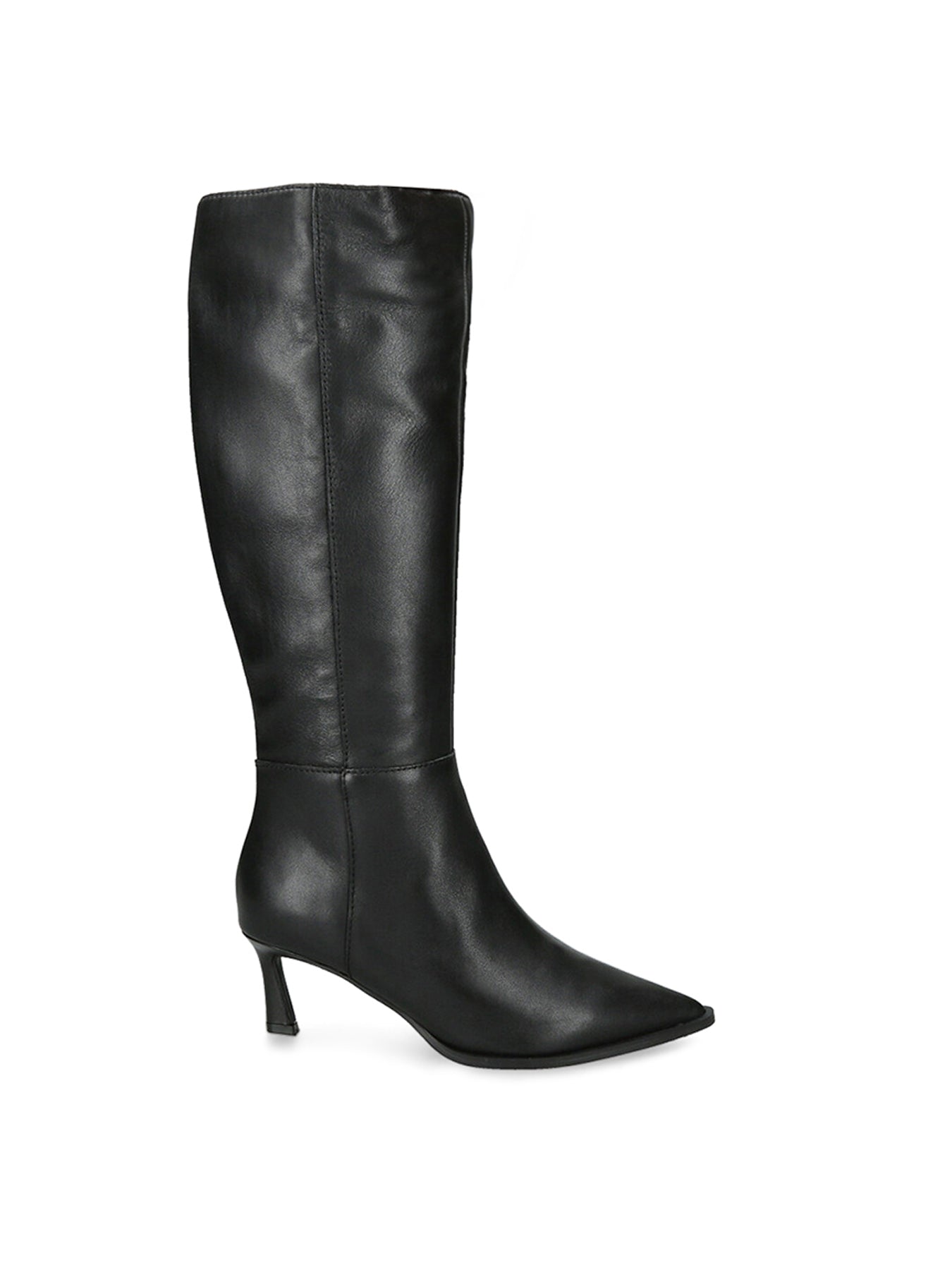 Lucid Knee High Heeled Boots Black