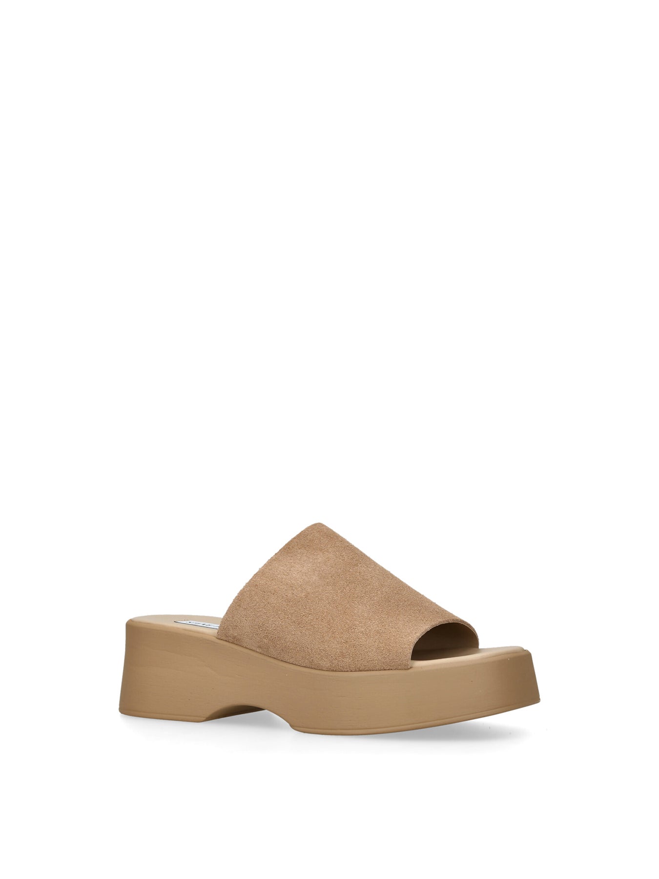 Slinky Platform Sandals Beige