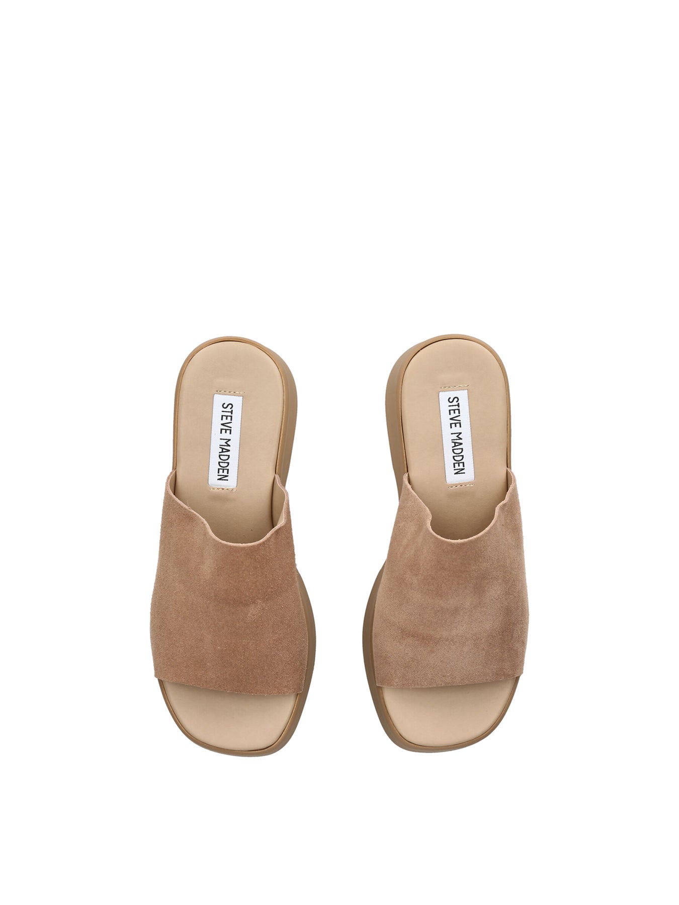 Slinky Platform Sandals Beige