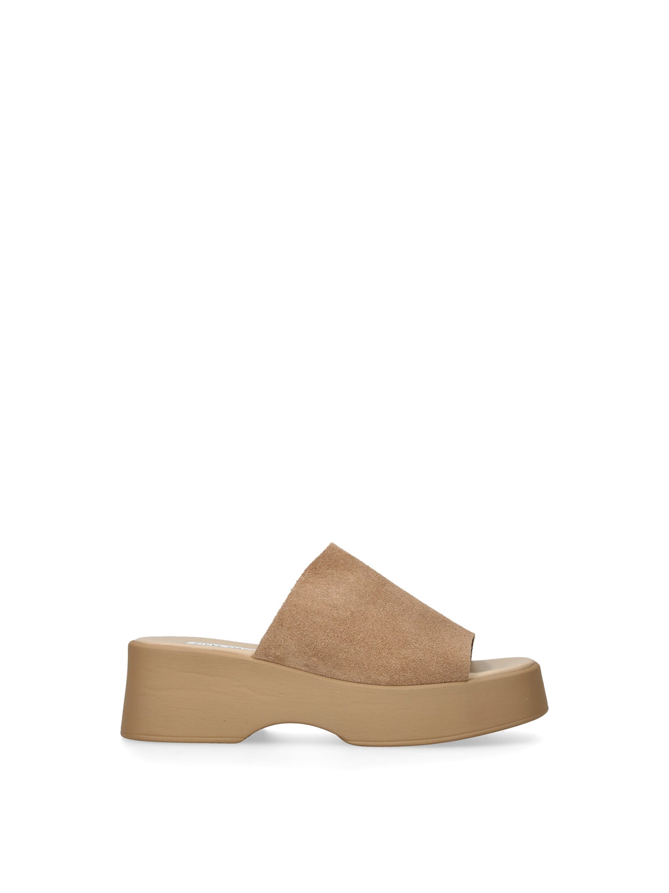 Slinky Platform Sandals Beige