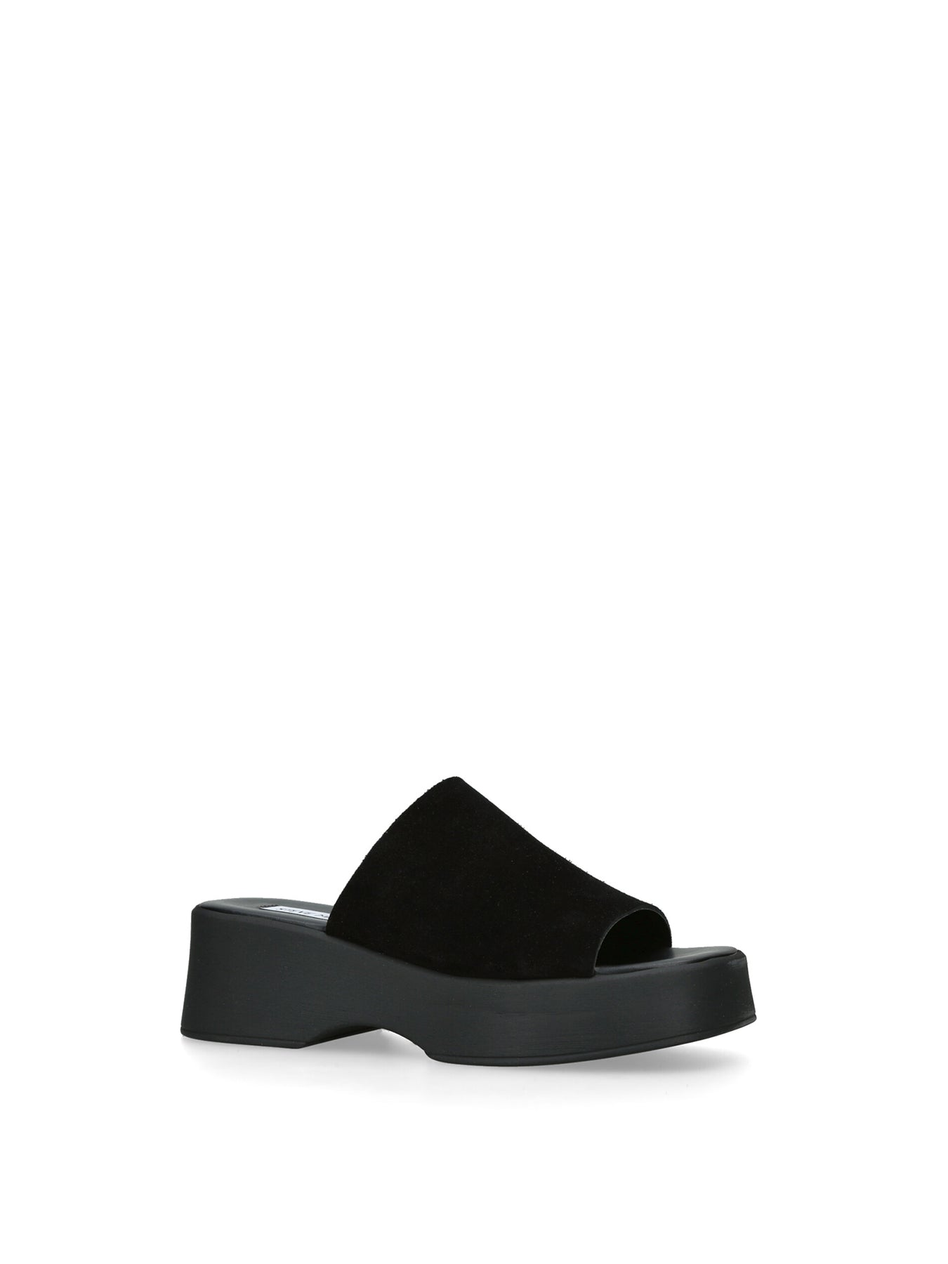 Slinky Platform Sandals Black